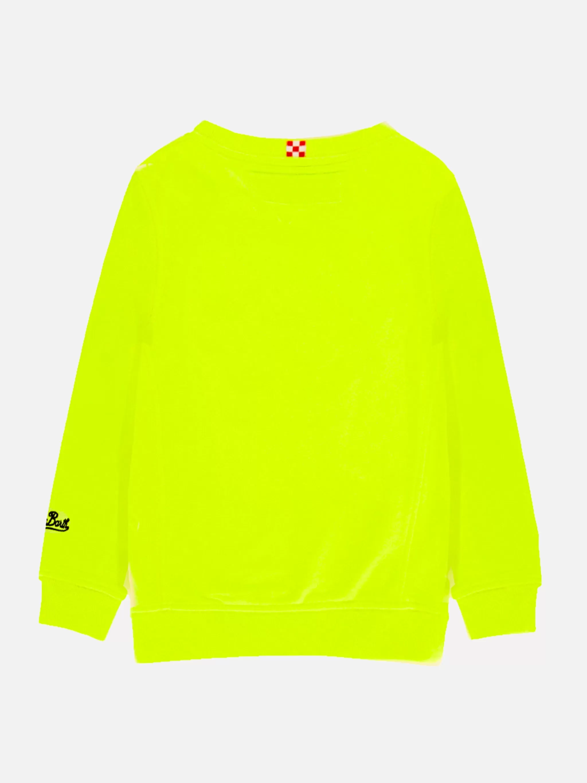 MC2 Saint Barth Apres Ski yellow fluo boy's sweatshirt New