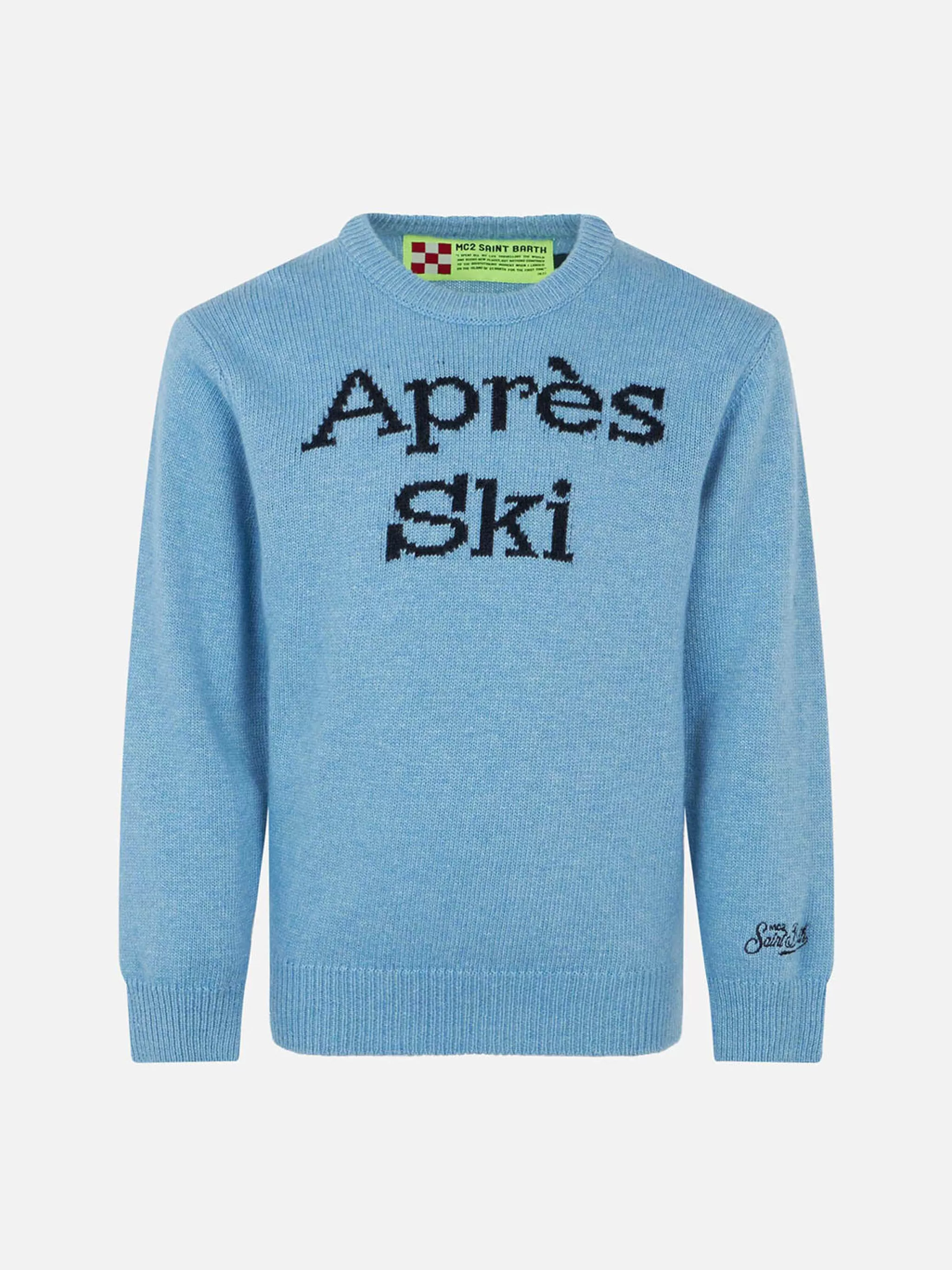 MC2 Saint Barth Après Ski boy's light blue sweater Online