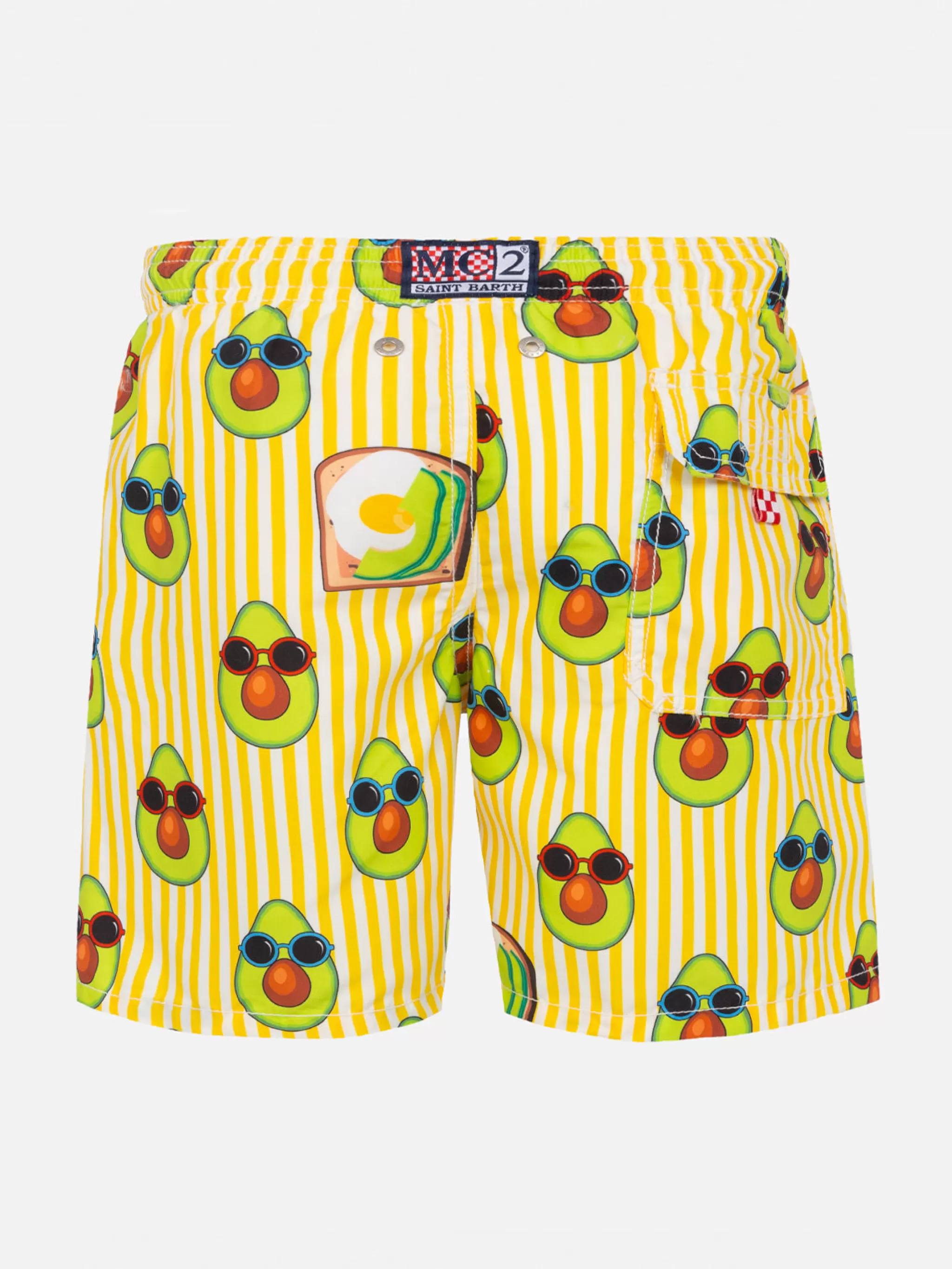 MC2 Saint Barth Avocado print Boy swim shorts Best Sale