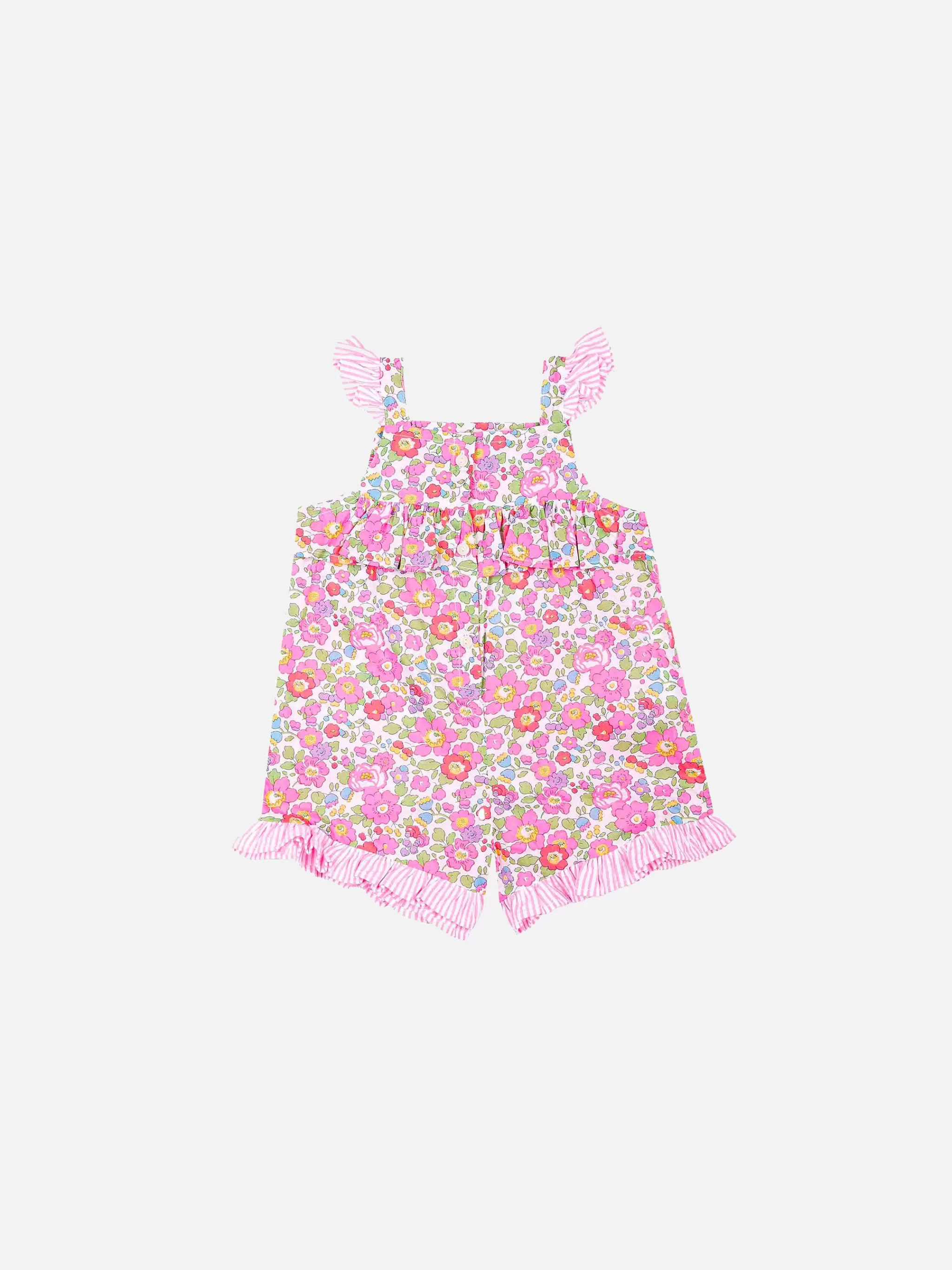 MC2 Saint Barth Baby girl dress with flower print Best Sale