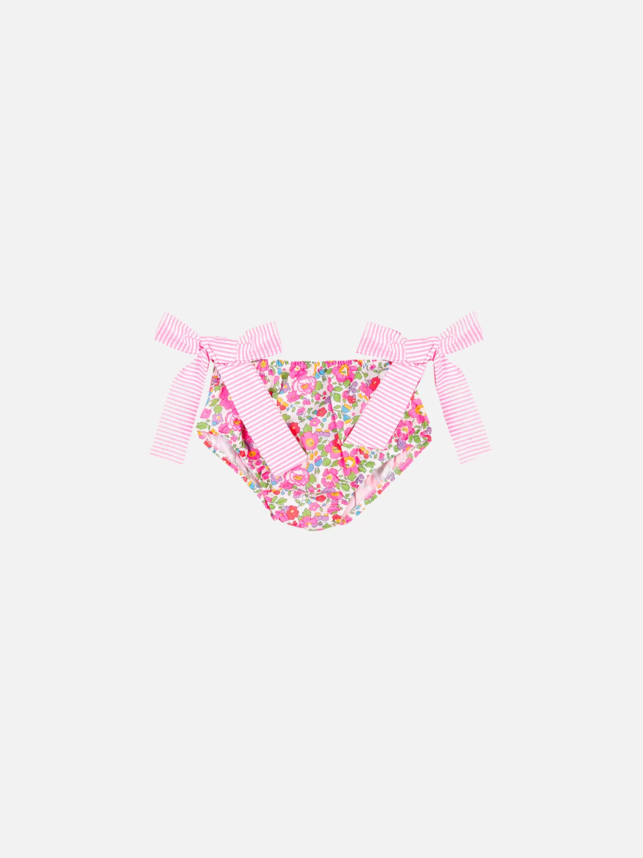 MC2 Saint Barth Baby girl swim briefs with flower print Flash Sale