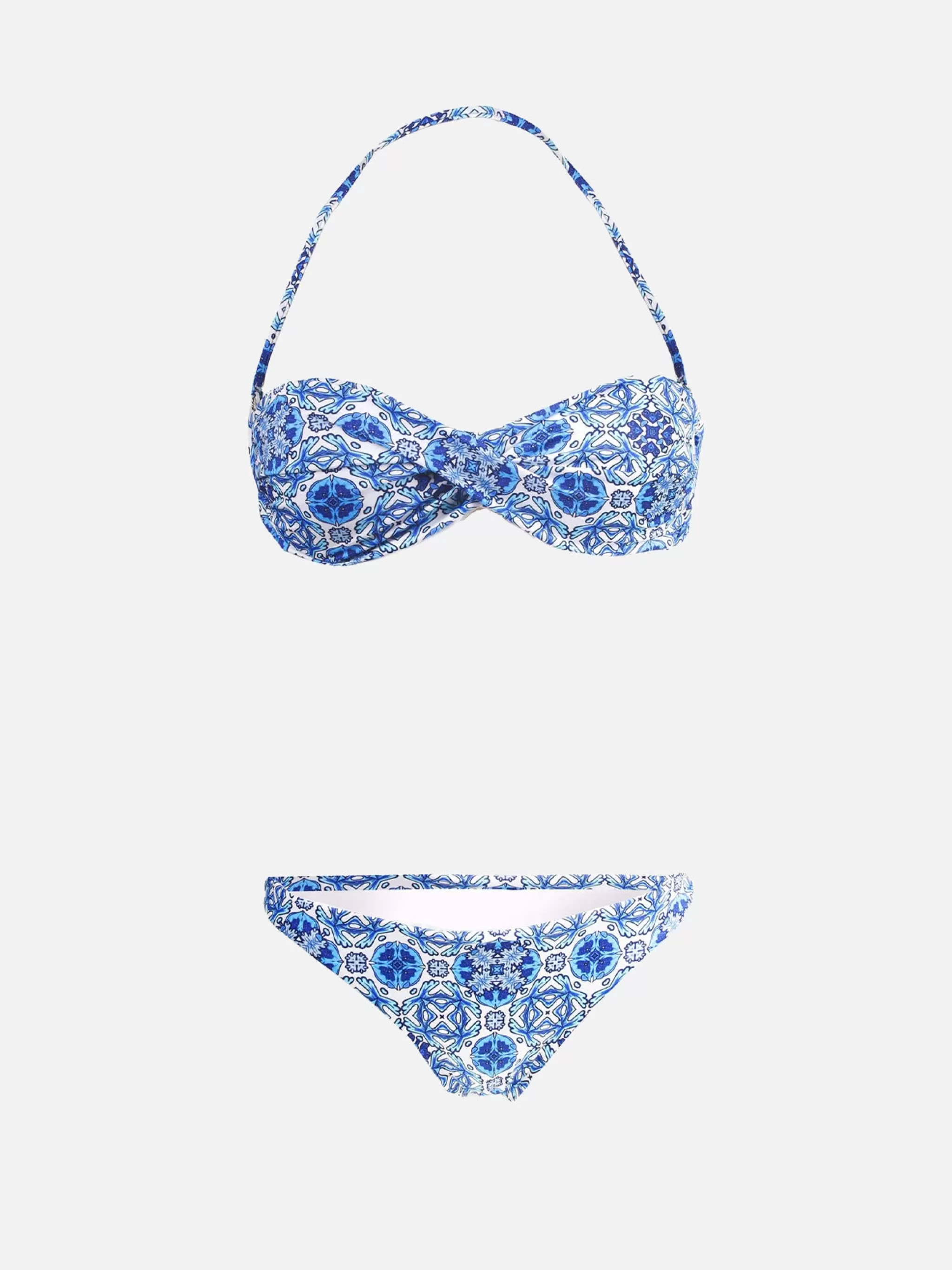 MC2 Saint Barth Bandeau bikini optical print Fashion