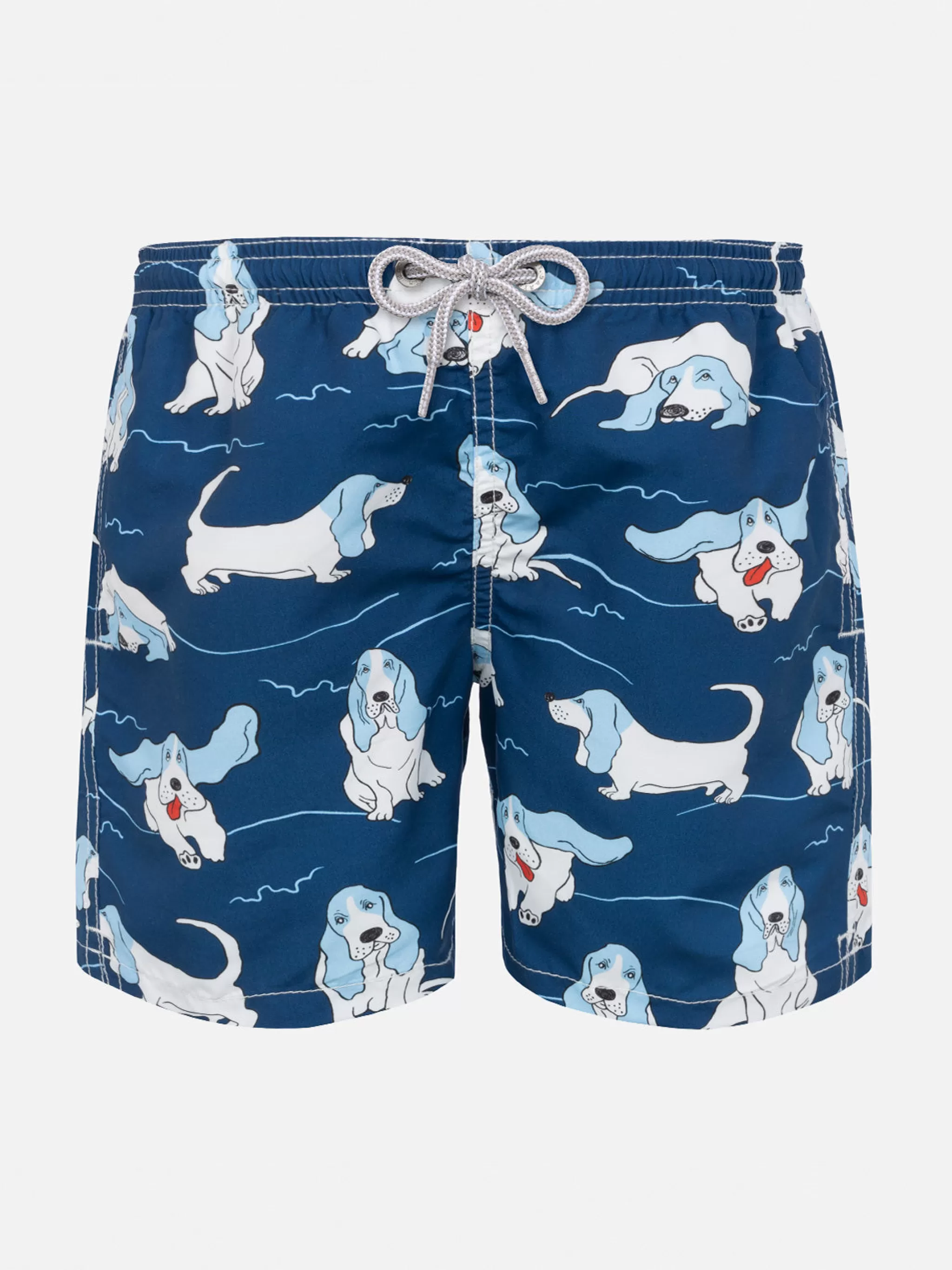 MC2 Saint Barth Basset Hound print Boy Swimshorts Discount