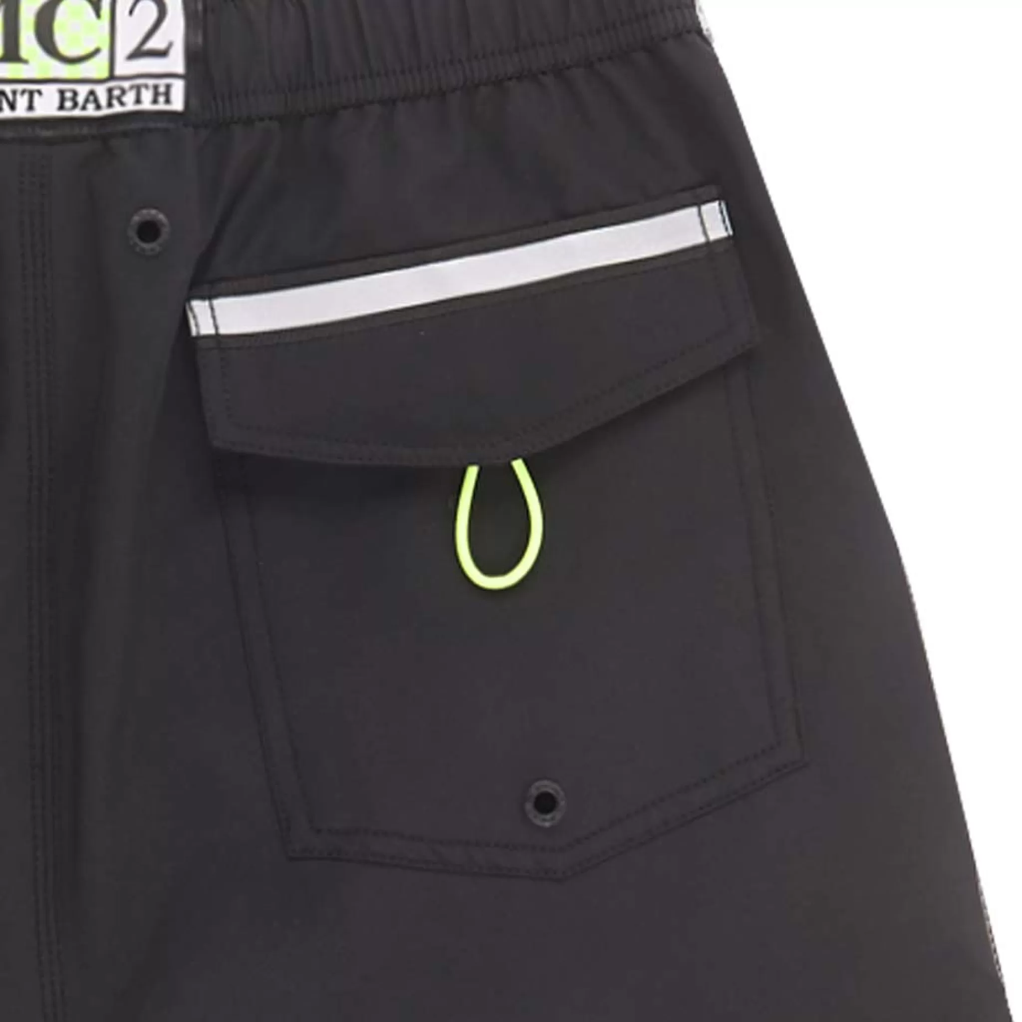 MC2 Saint Barth Black swim shorts surf style Hot