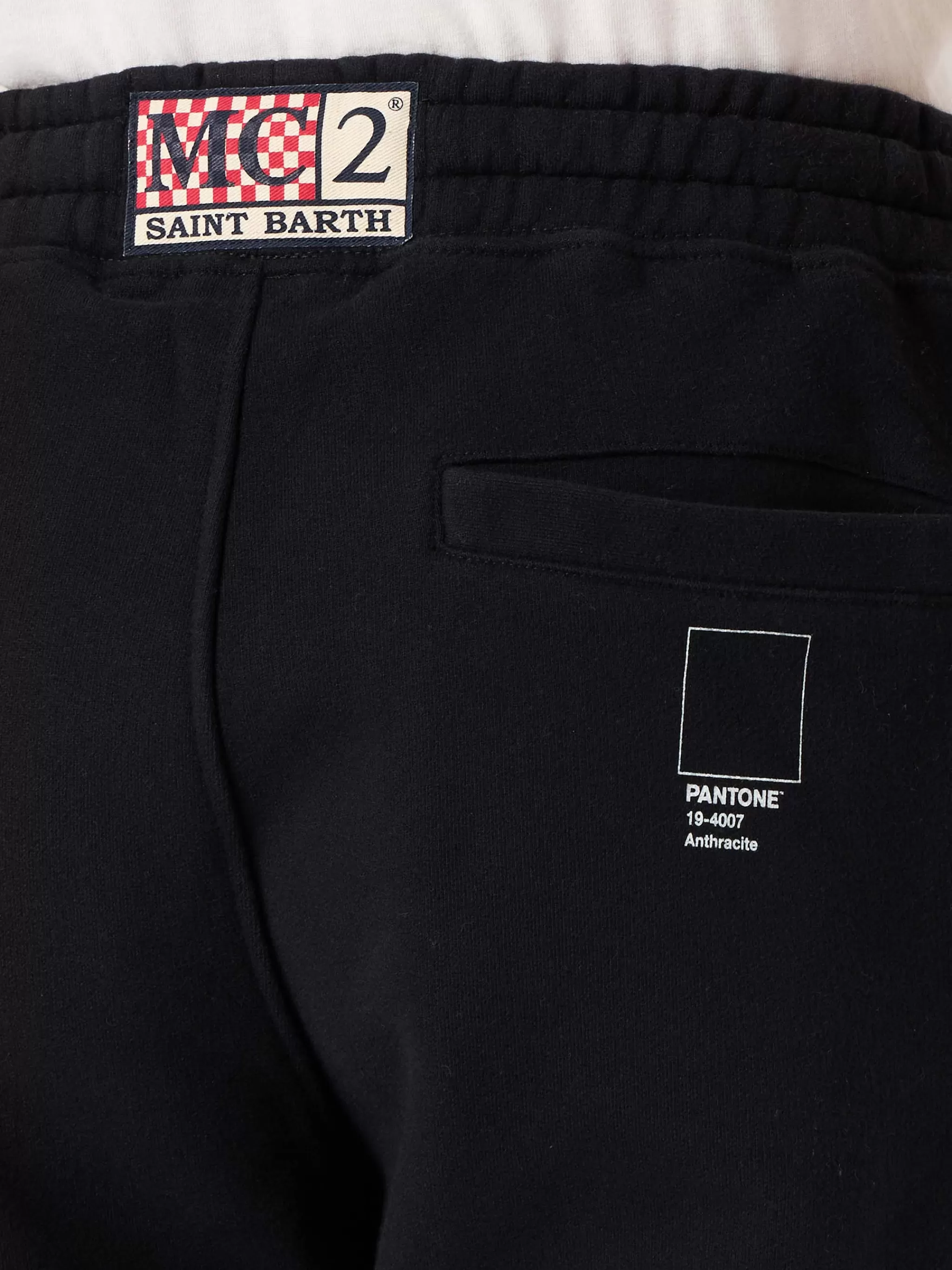 MC2 Saint Barth Black track pants | Pantone® Special Edition Fashion