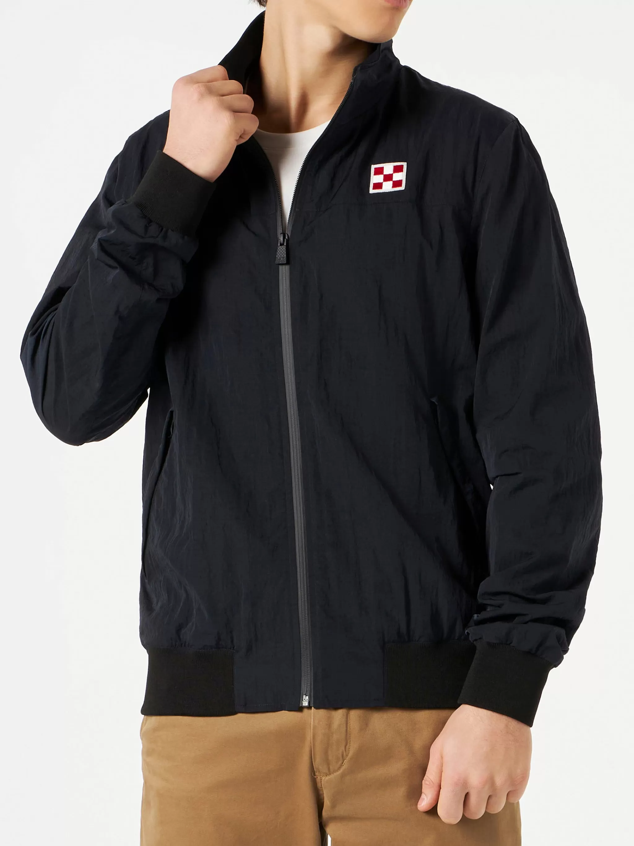 MC2 Saint Barth Blue sailor zip jacket Discount