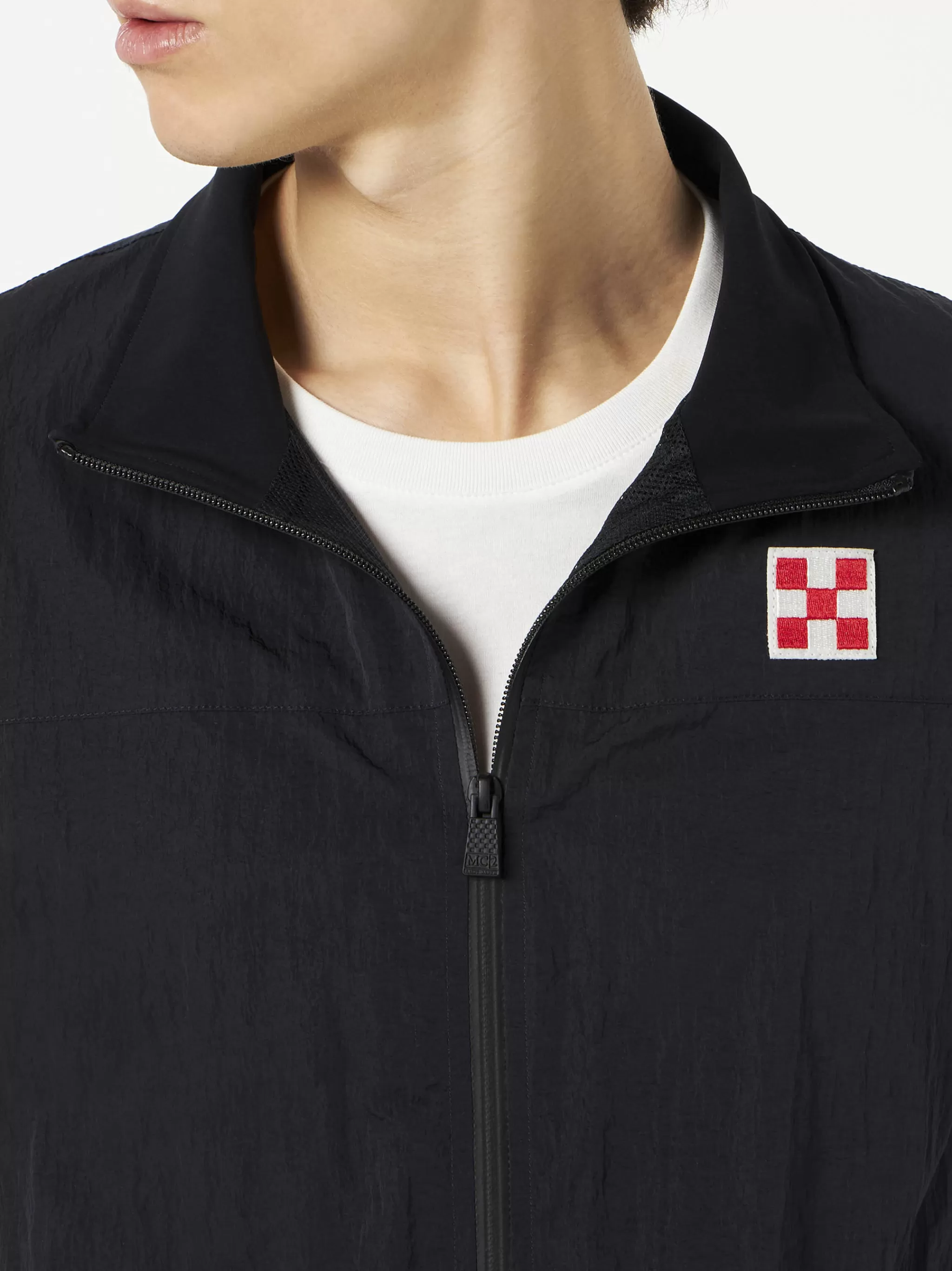 MC2 Saint Barth Blue sailor zip jacket Discount