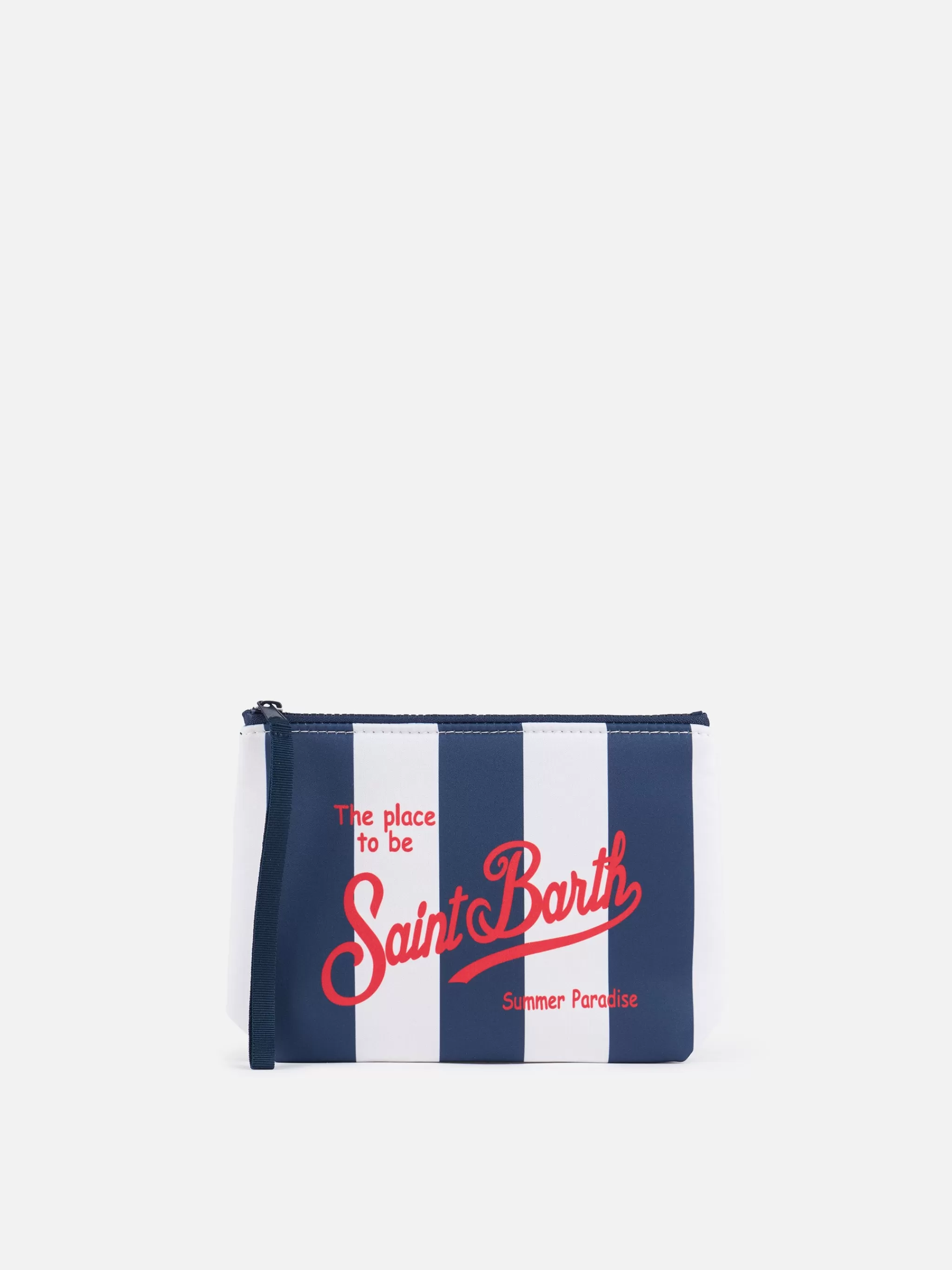 MC2 Saint Barth Blue striped scuba pochette Aline Sale