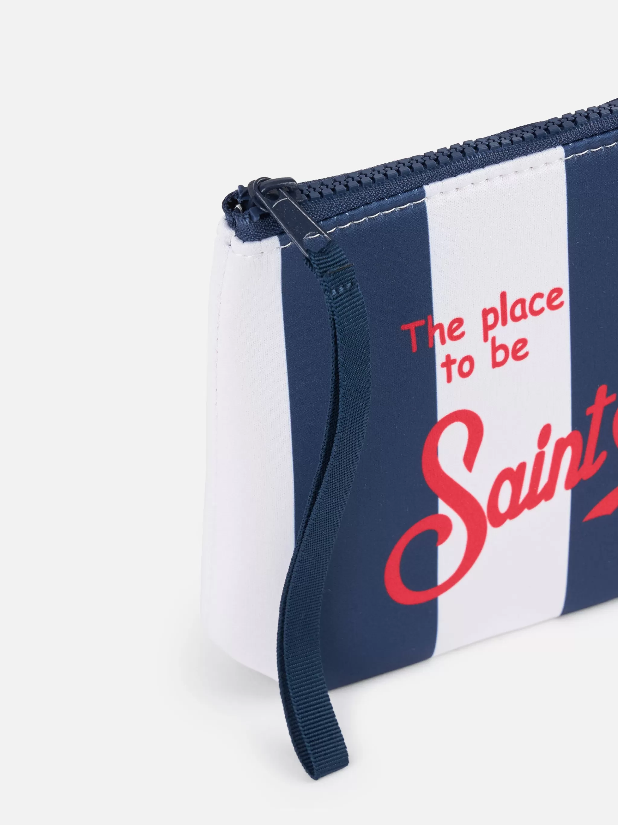 MC2 Saint Barth Blue striped scuba pochette Aline Sale