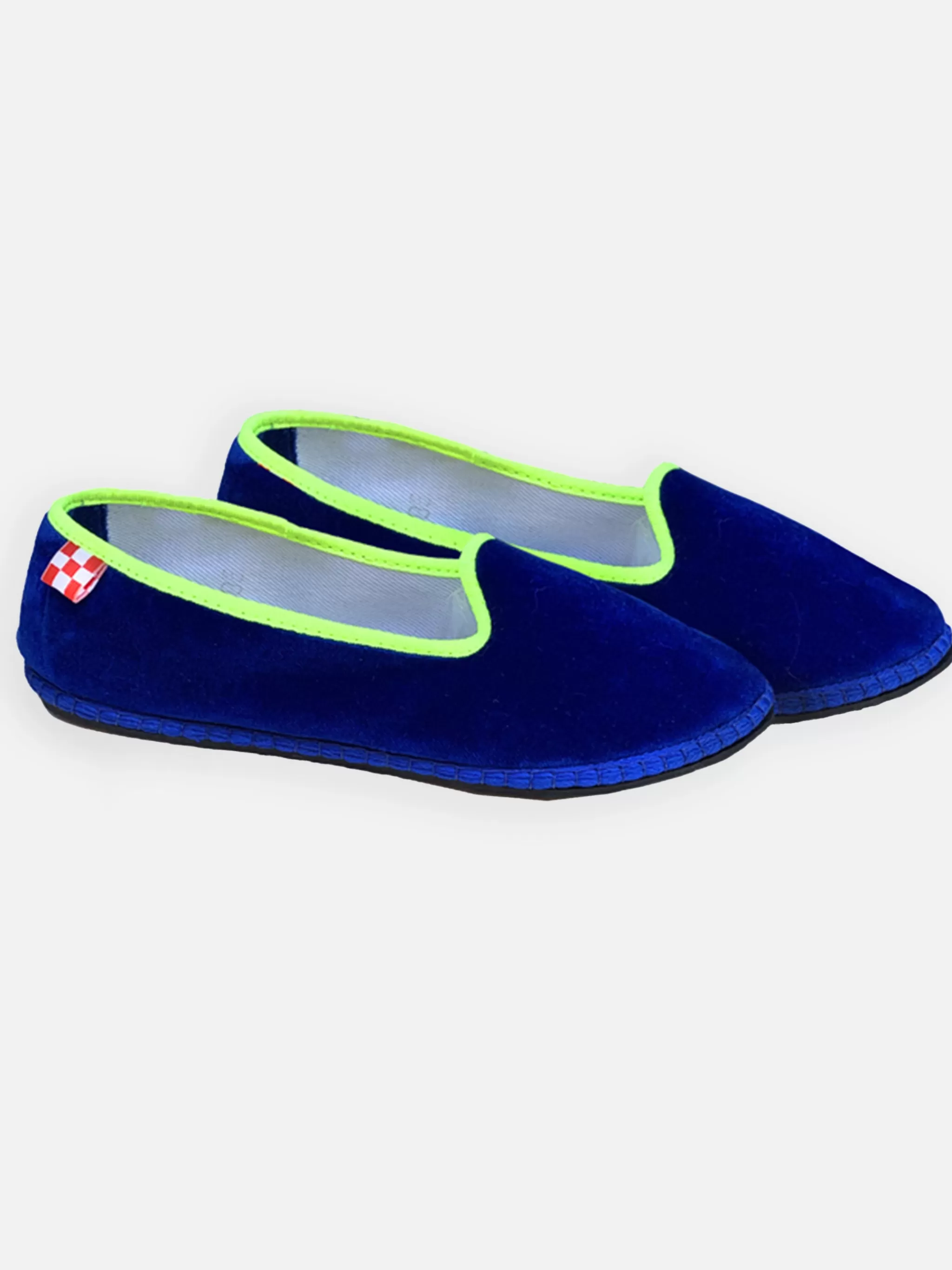 MC2 Saint Barth Bluette velvet slippers friulane Outlet