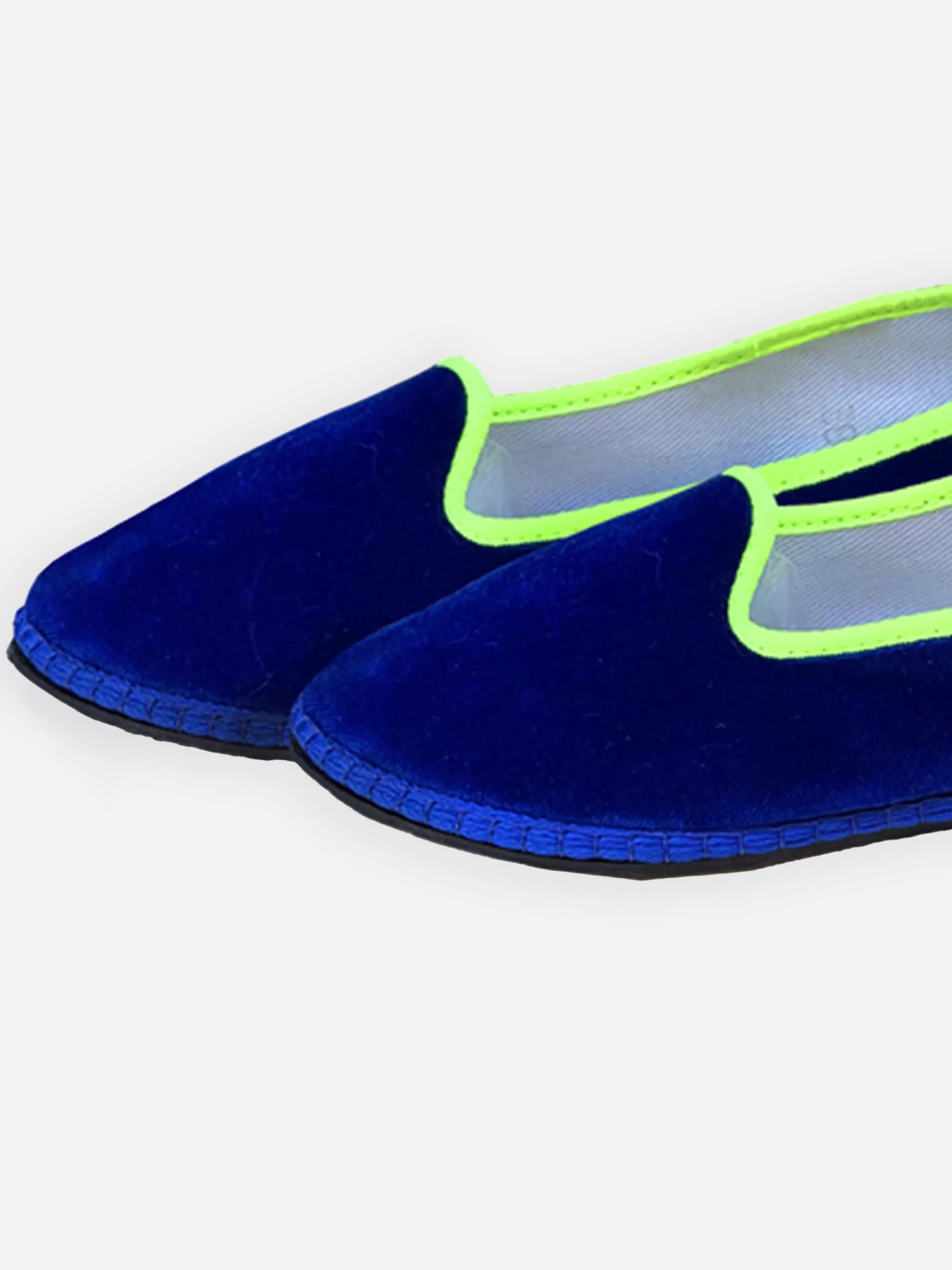 MC2 Saint Barth Bluette velvet slippers friulane Outlet