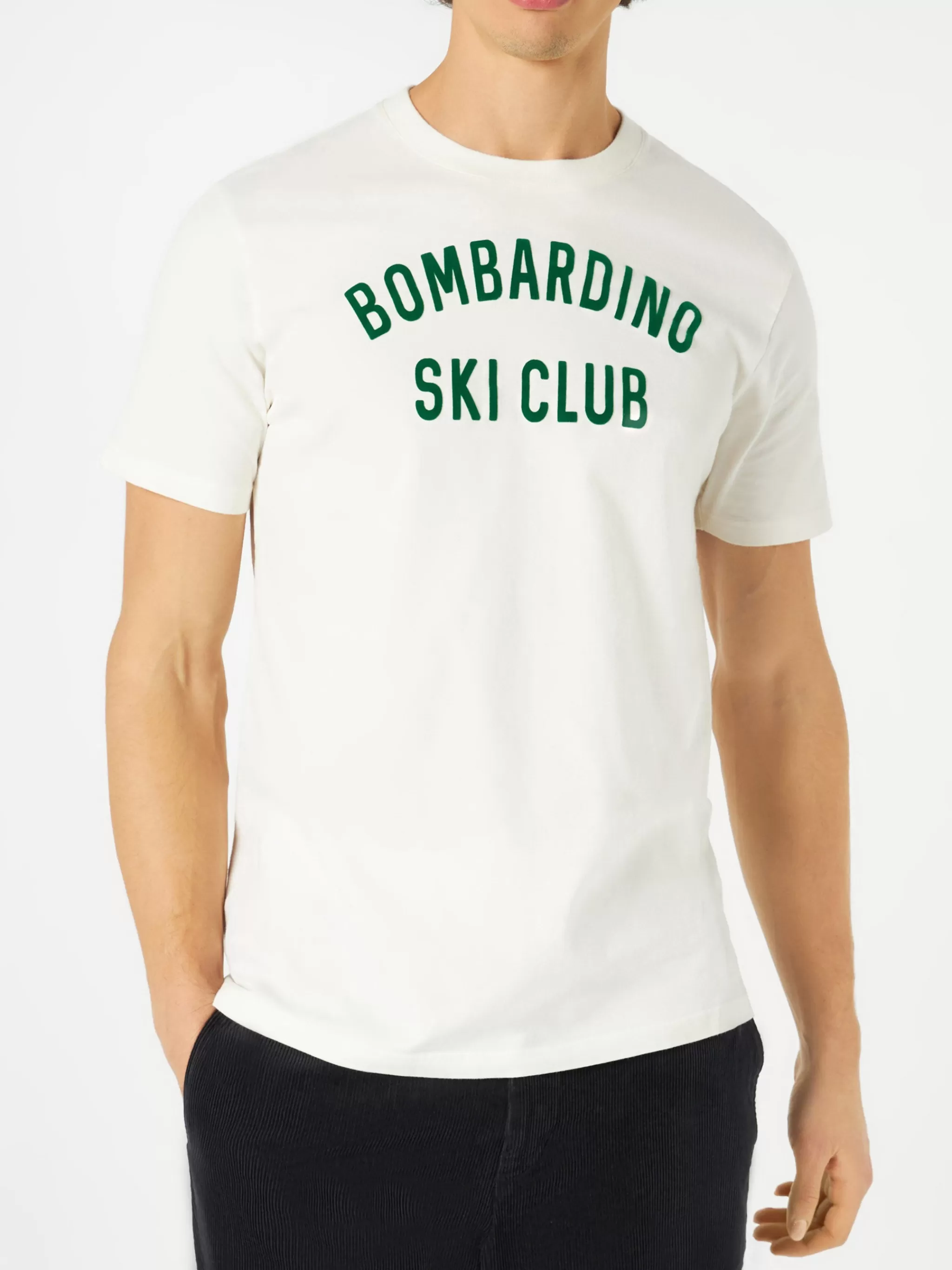 MC2 Saint Barth Bombardino Ski Club print man t-shirt Sale