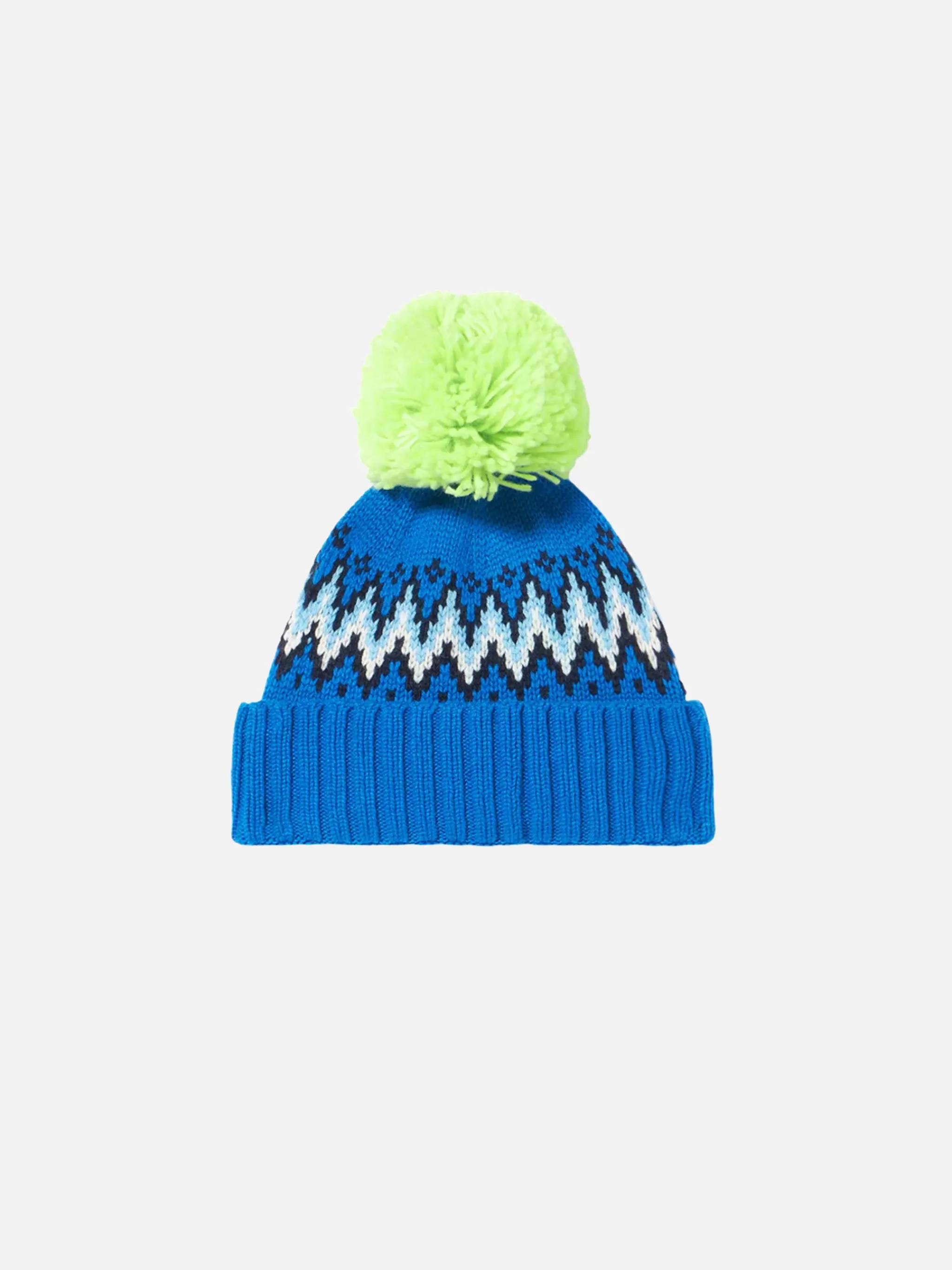 MC2 Saint Barth Boy beanie with Icelandic jacquard New