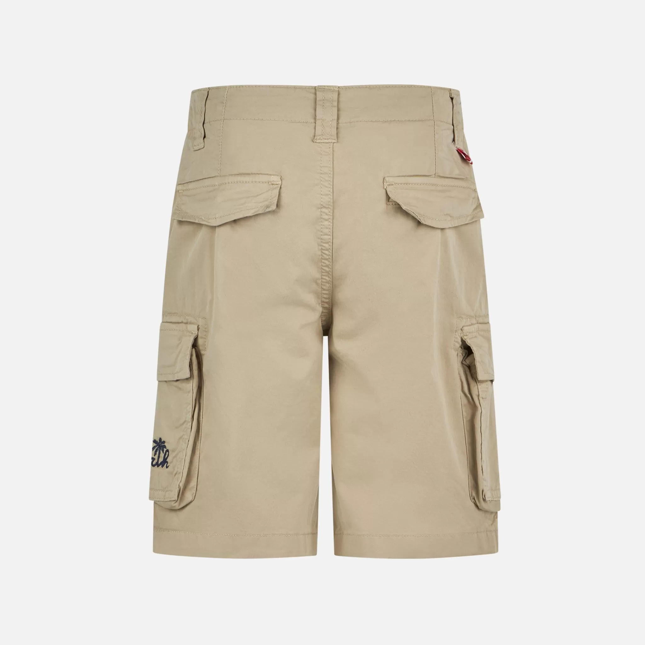 MC2 Saint Barth Boy beige cotton cargo shorts Cheap