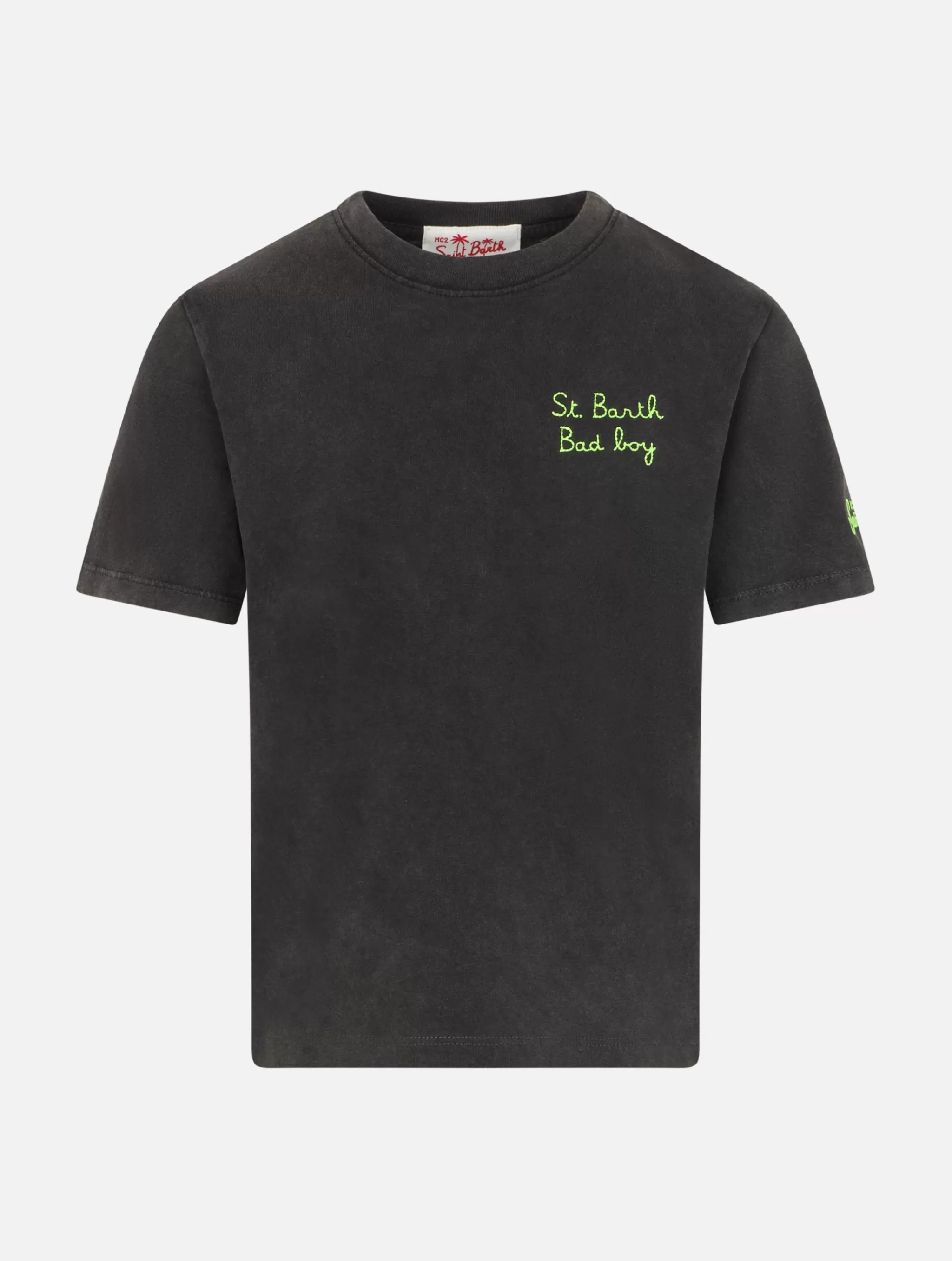 MC2 Saint Barth Boy black cotton t-shirt Josh Online