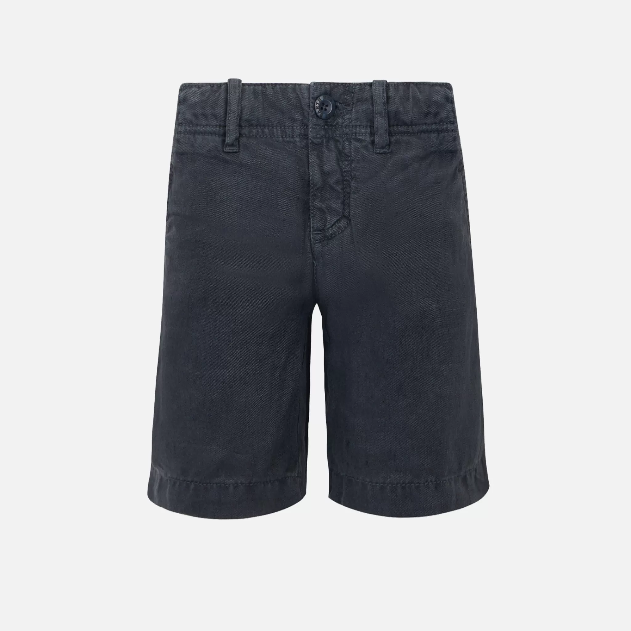 MC2 Saint Barth Boy blue linen bermuda Cheap