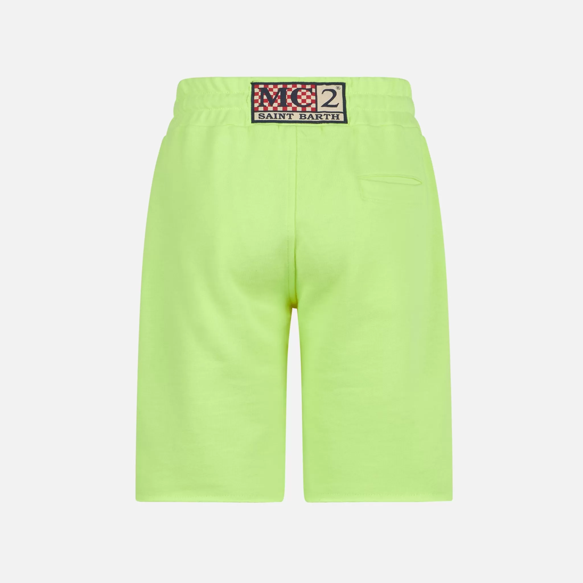 MC2 Saint Barth Boy cotton fluo yellow bermuda Store