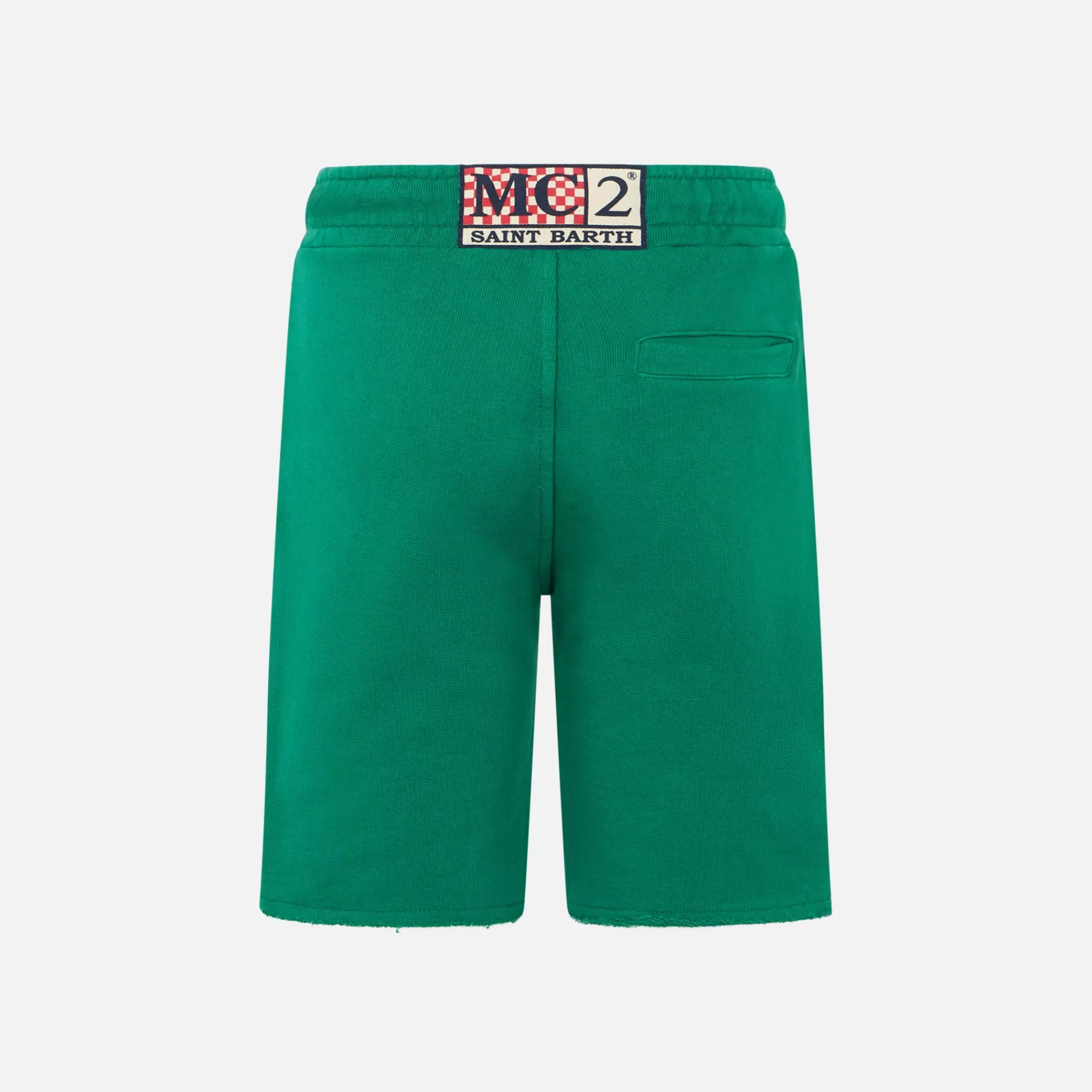 MC2 Saint Barth Boy cotton green bermuda Fashion