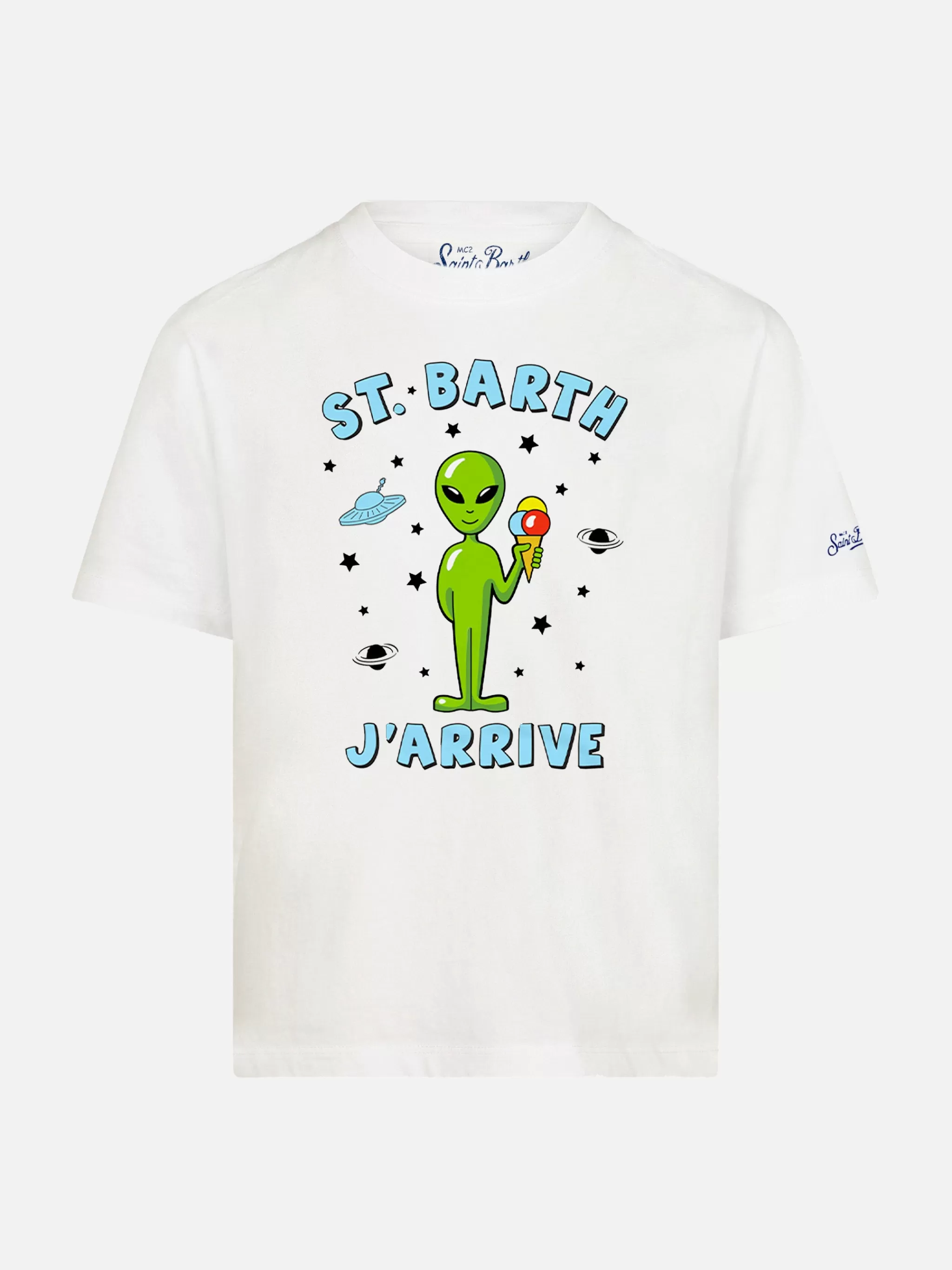 MC2 Saint Barth Boy cotton t-shirt with alien print Best