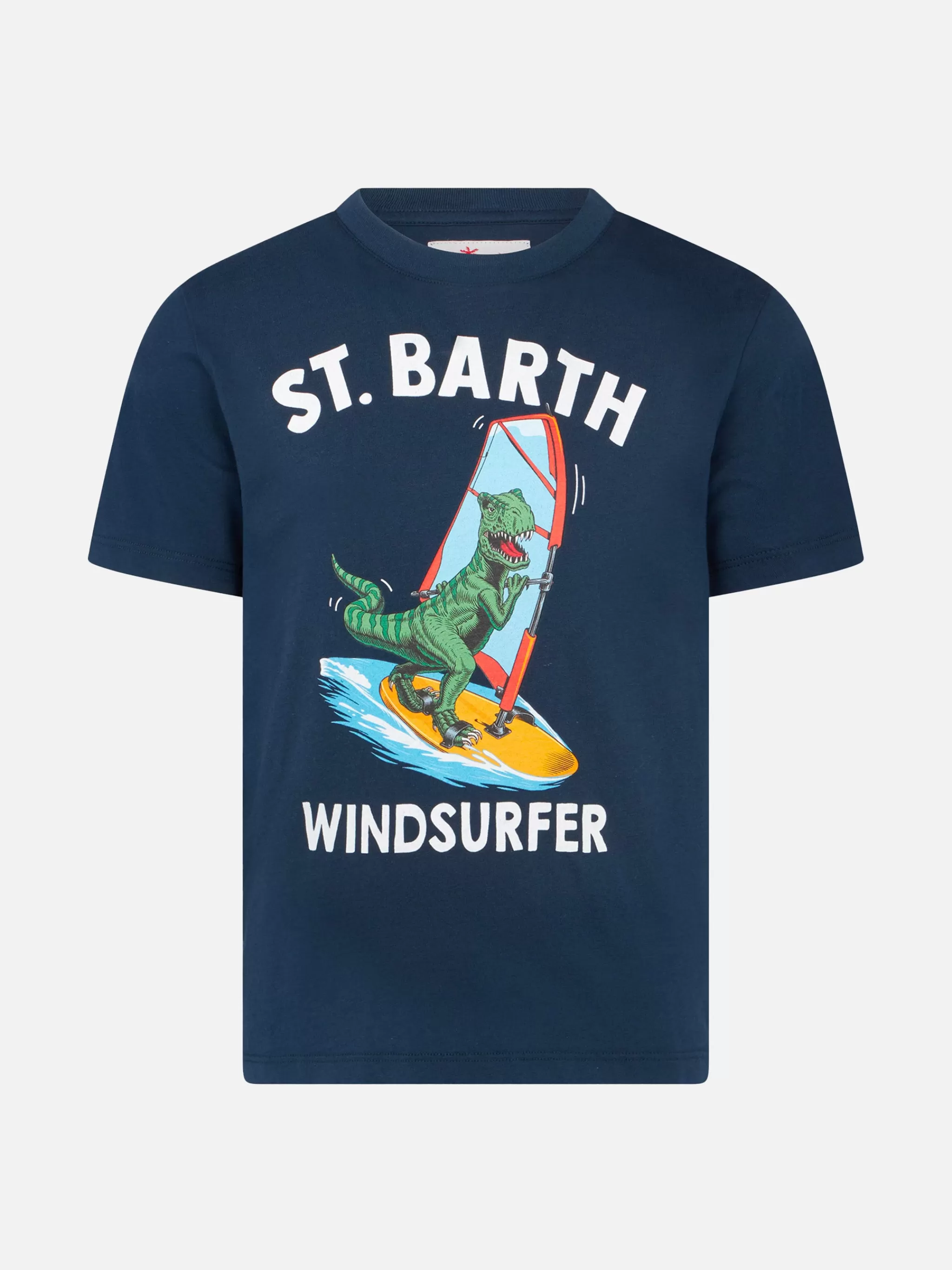 MC2 Saint Barth Boy cotton t-shirt with dinosaur print Cheap