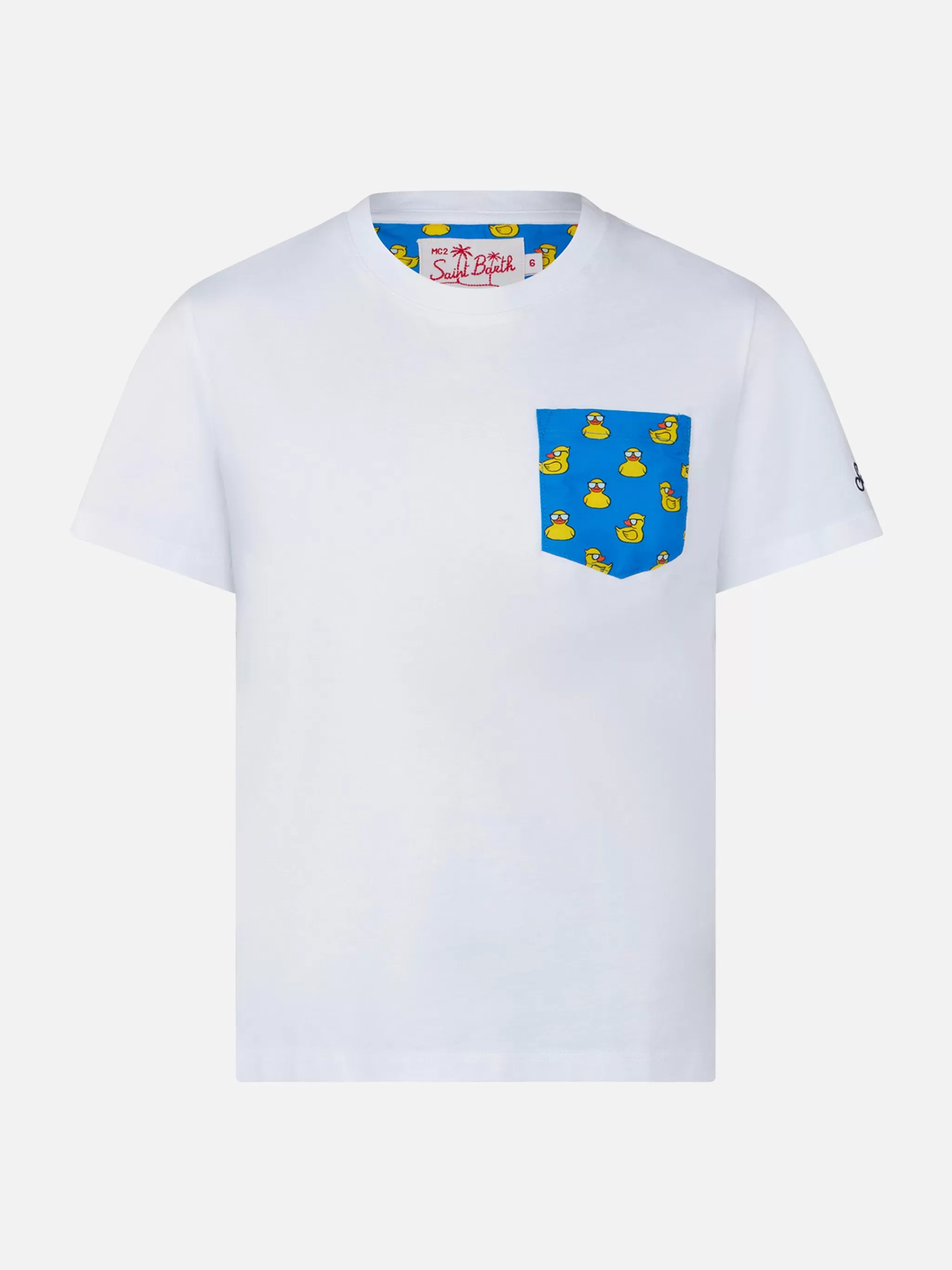 MC2 Saint Barth Boy cotton t-shirt with printed pocket Best