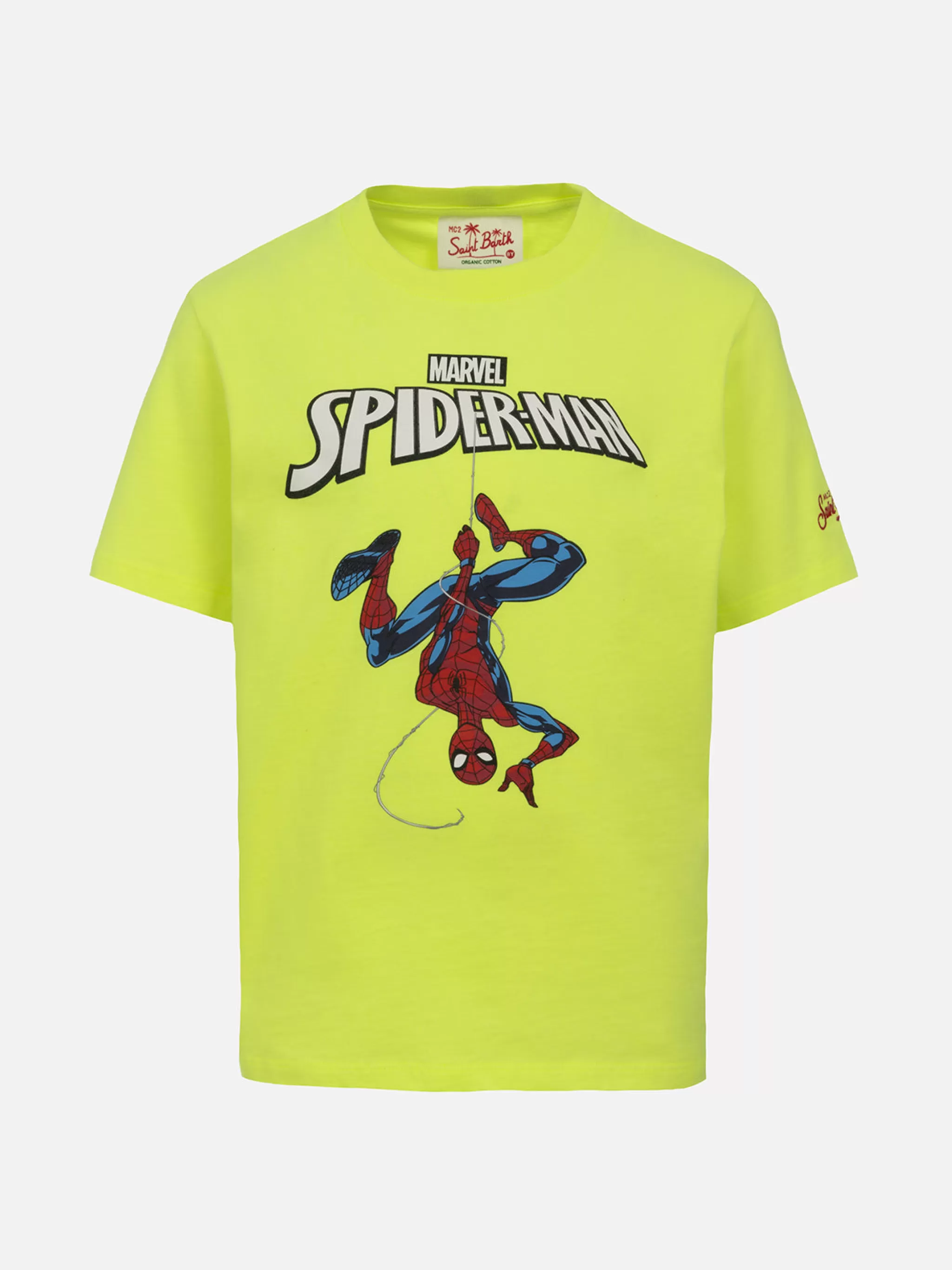 MC2 Saint Barth Boy cotton t-shirt with Spider-Boy print | MARVEL SPECIAL EDITION Sale