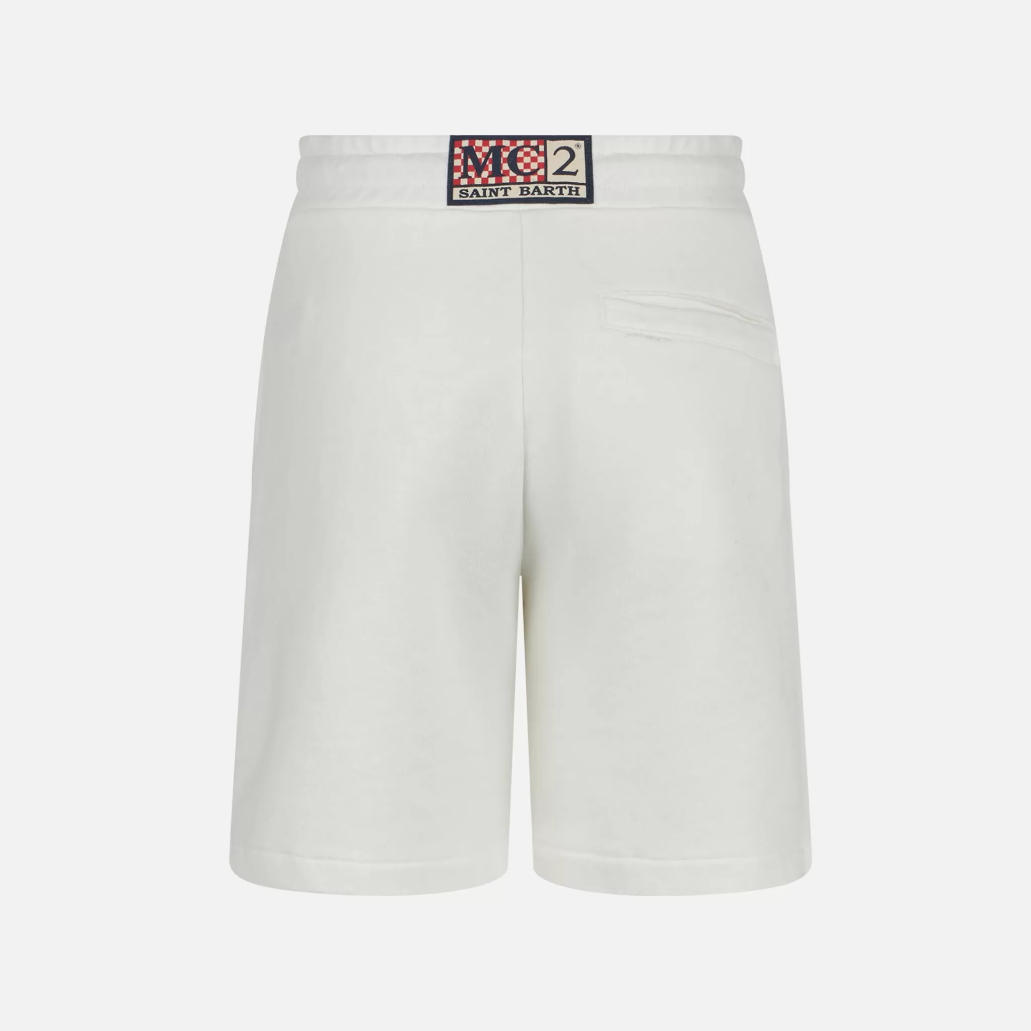 MC2 Saint Barth Boy cotton white bermuda Discount