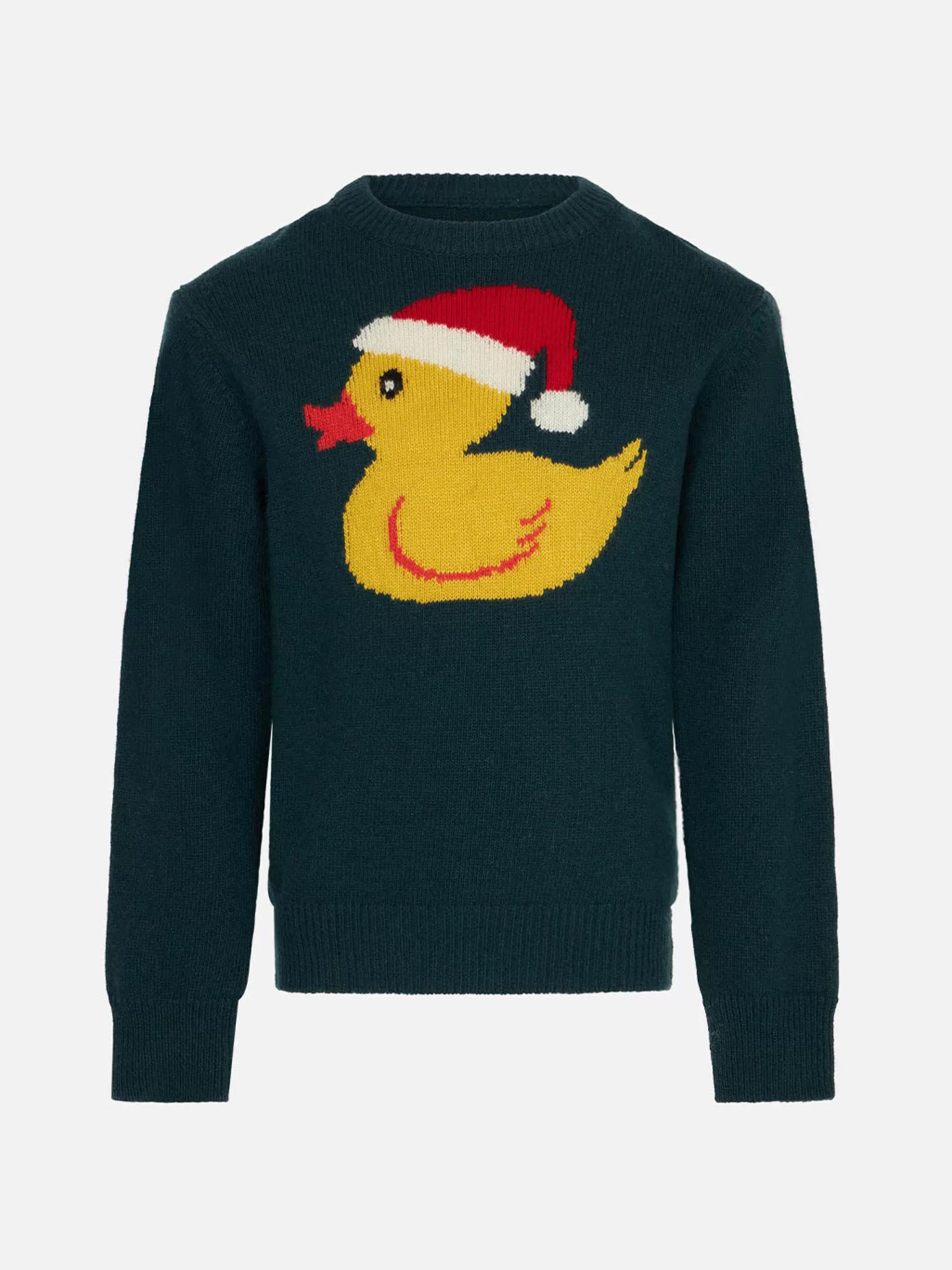 MC2 Saint Barth Boy crewneck sweater with ducky print Best Sale