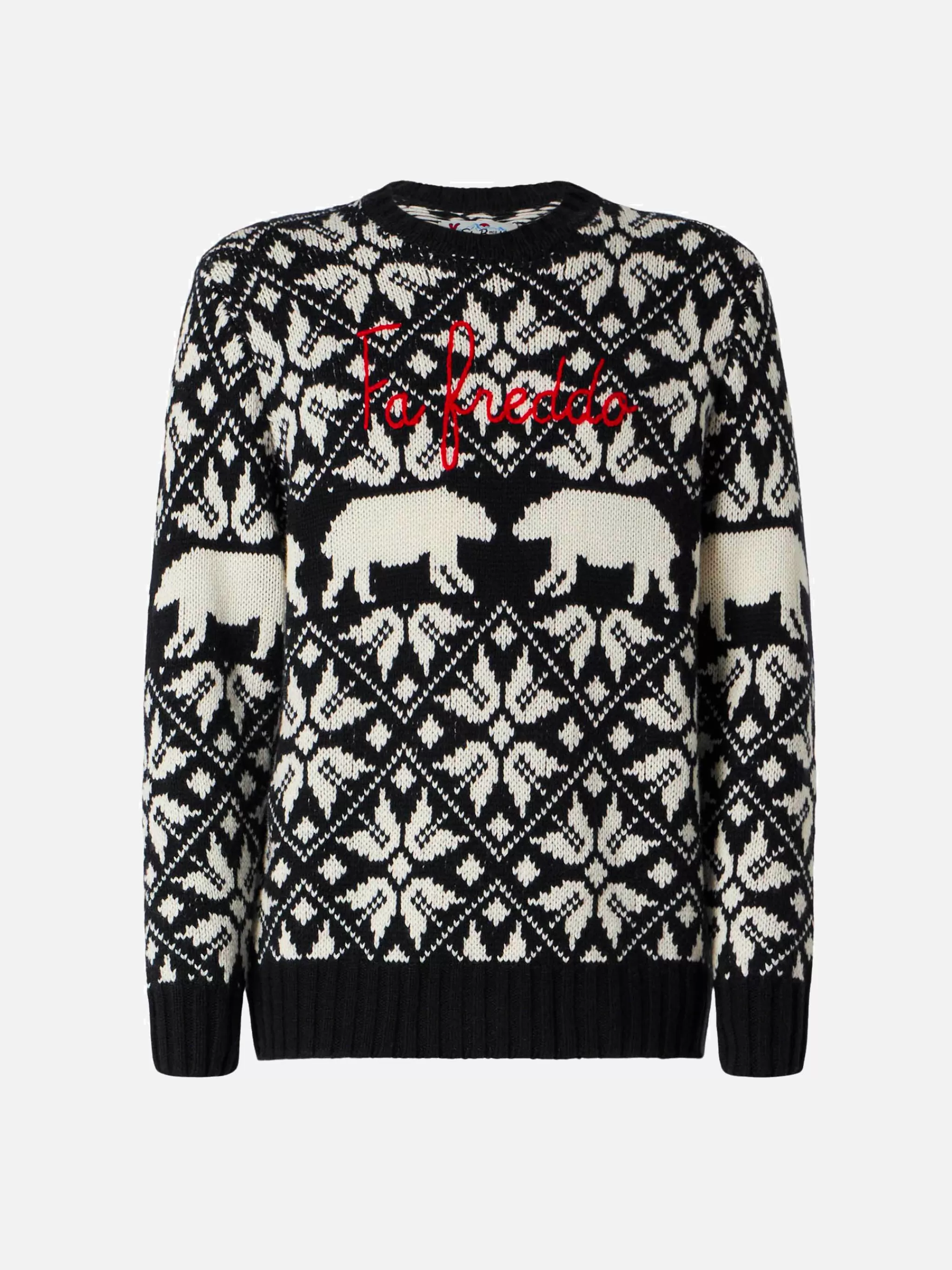 MC2 Saint Barth Boy crewneck sweater with norwegian pattern Store