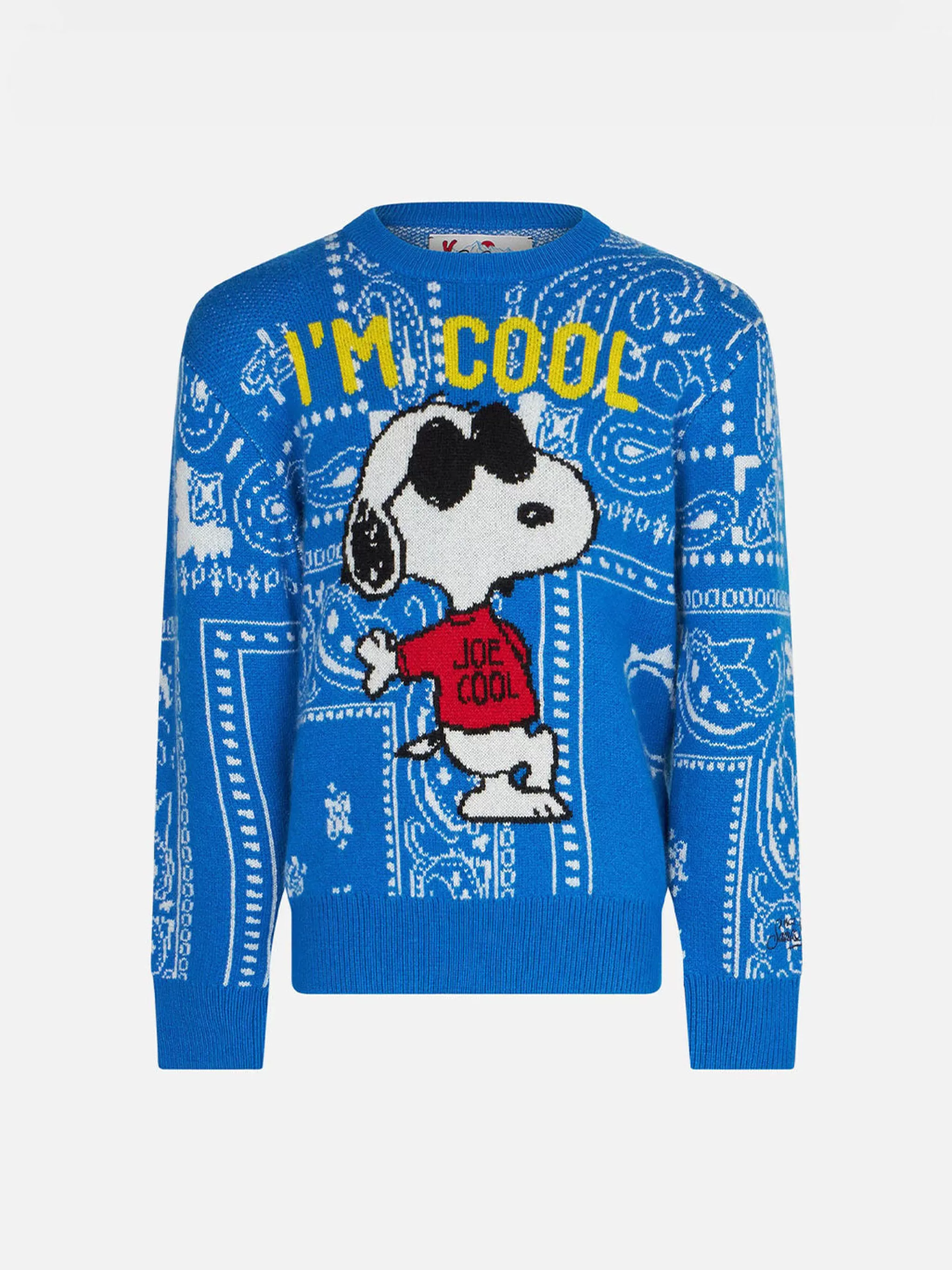 MC2 Saint Barth Boy crewneck sweater with Snoopy print | PEANUTS™ SPECIAL EDITION Store