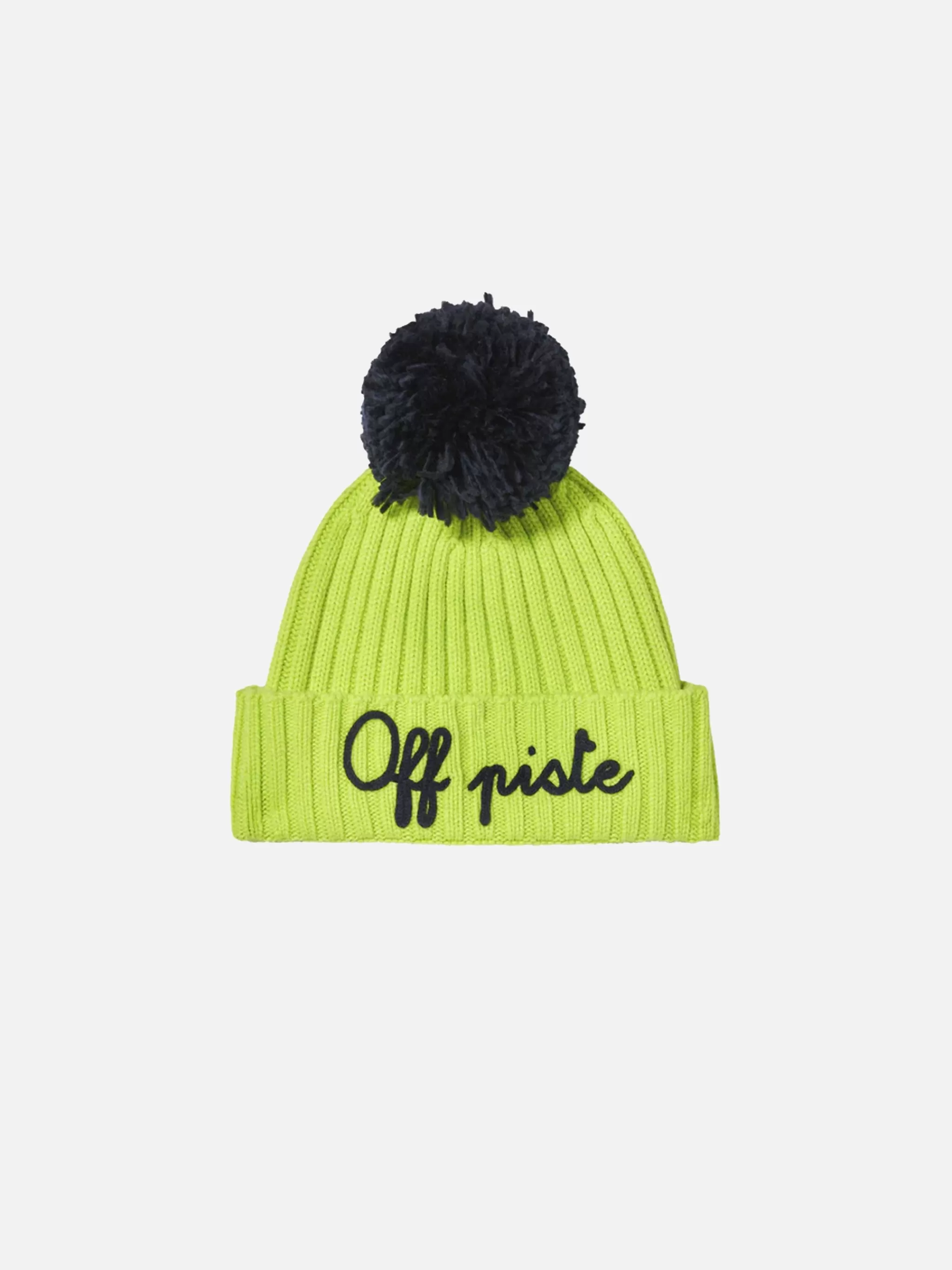 MC2 Saint Barth Boy fluo yellow beanie with pompon Fashion