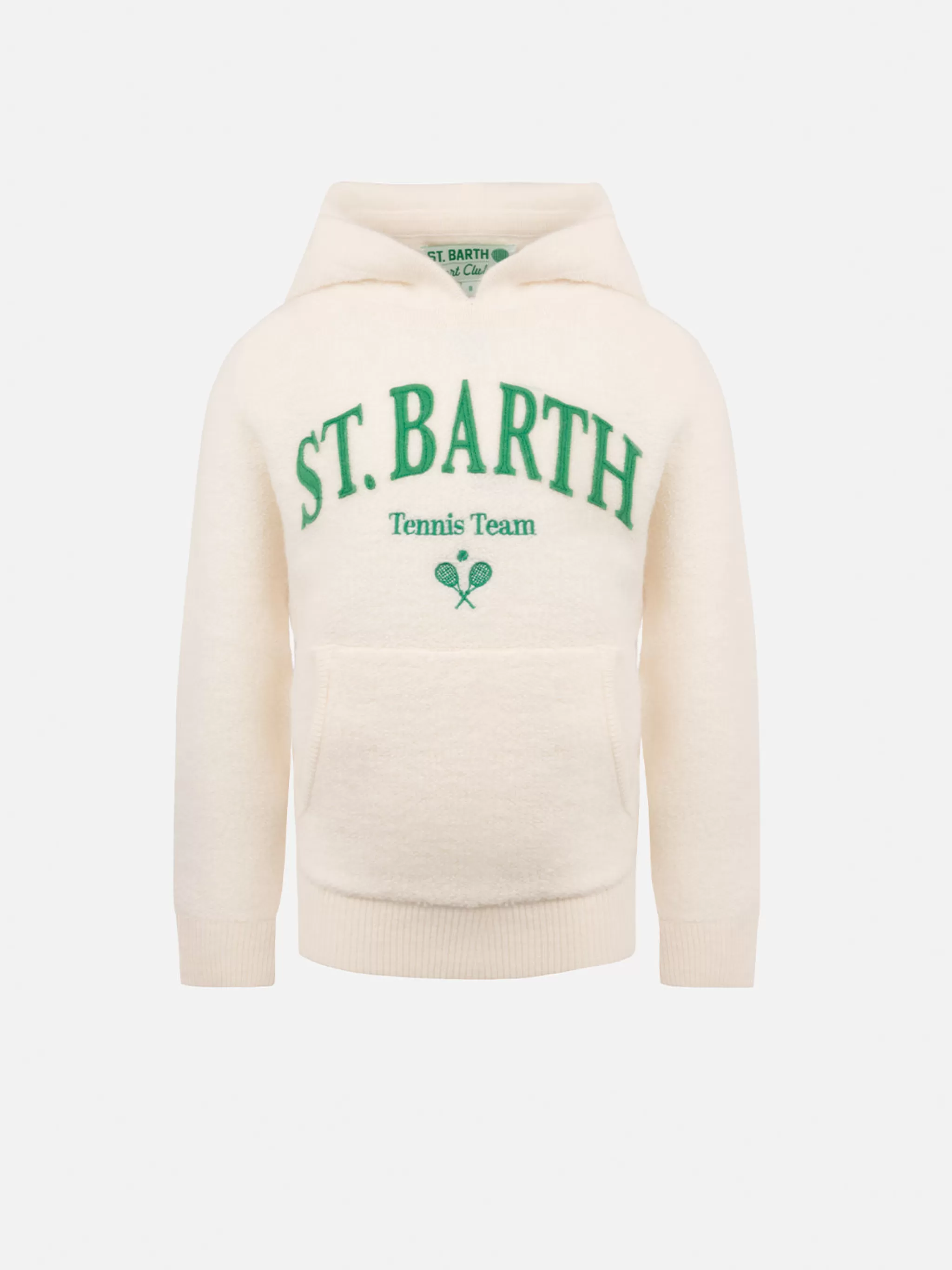 MC2 Saint Barth Boy grey knit sweatshirt Wook Discount