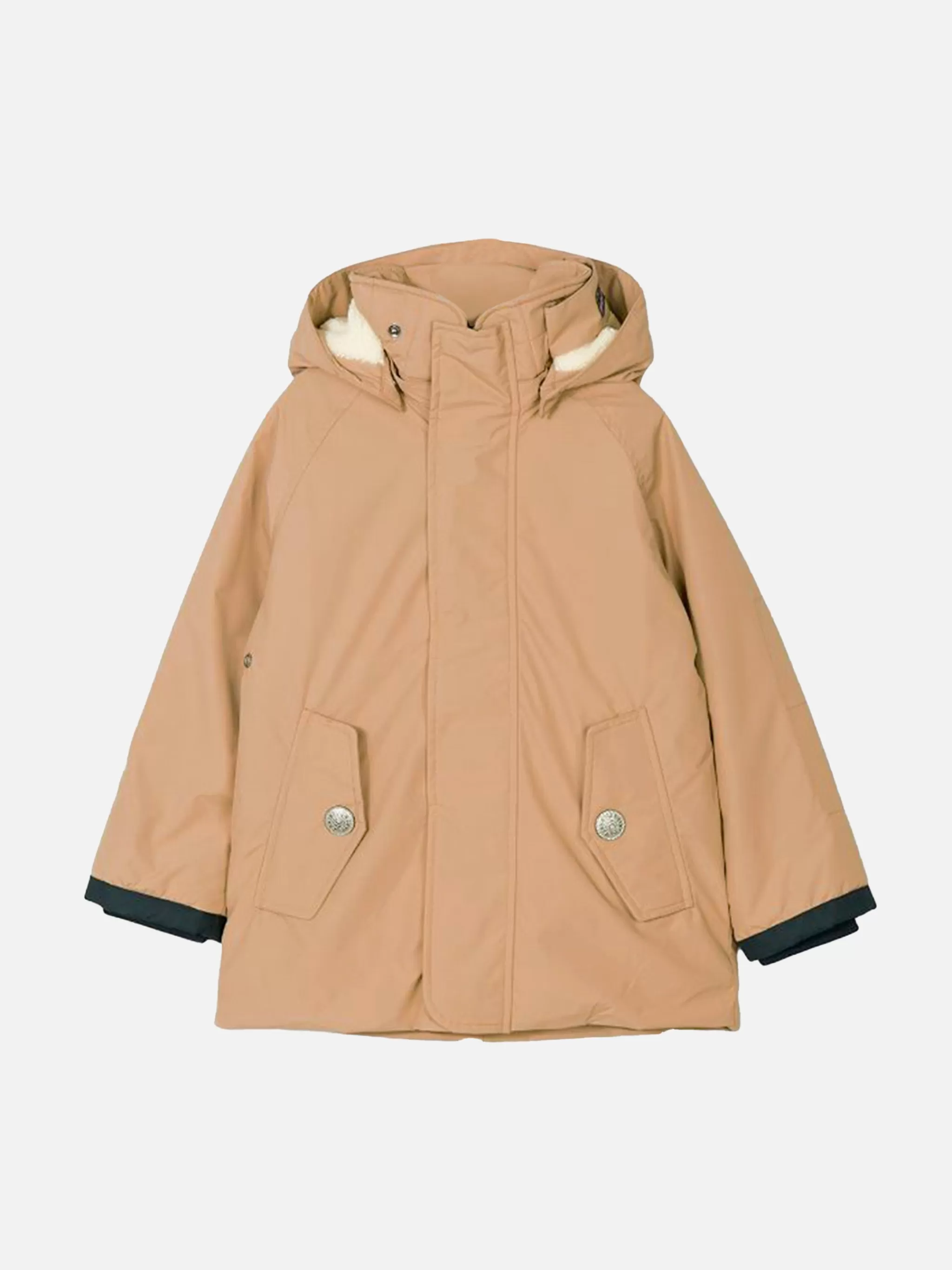 MC2 Saint Barth Boy hooded beige parka jacket Voyager Jr Hot