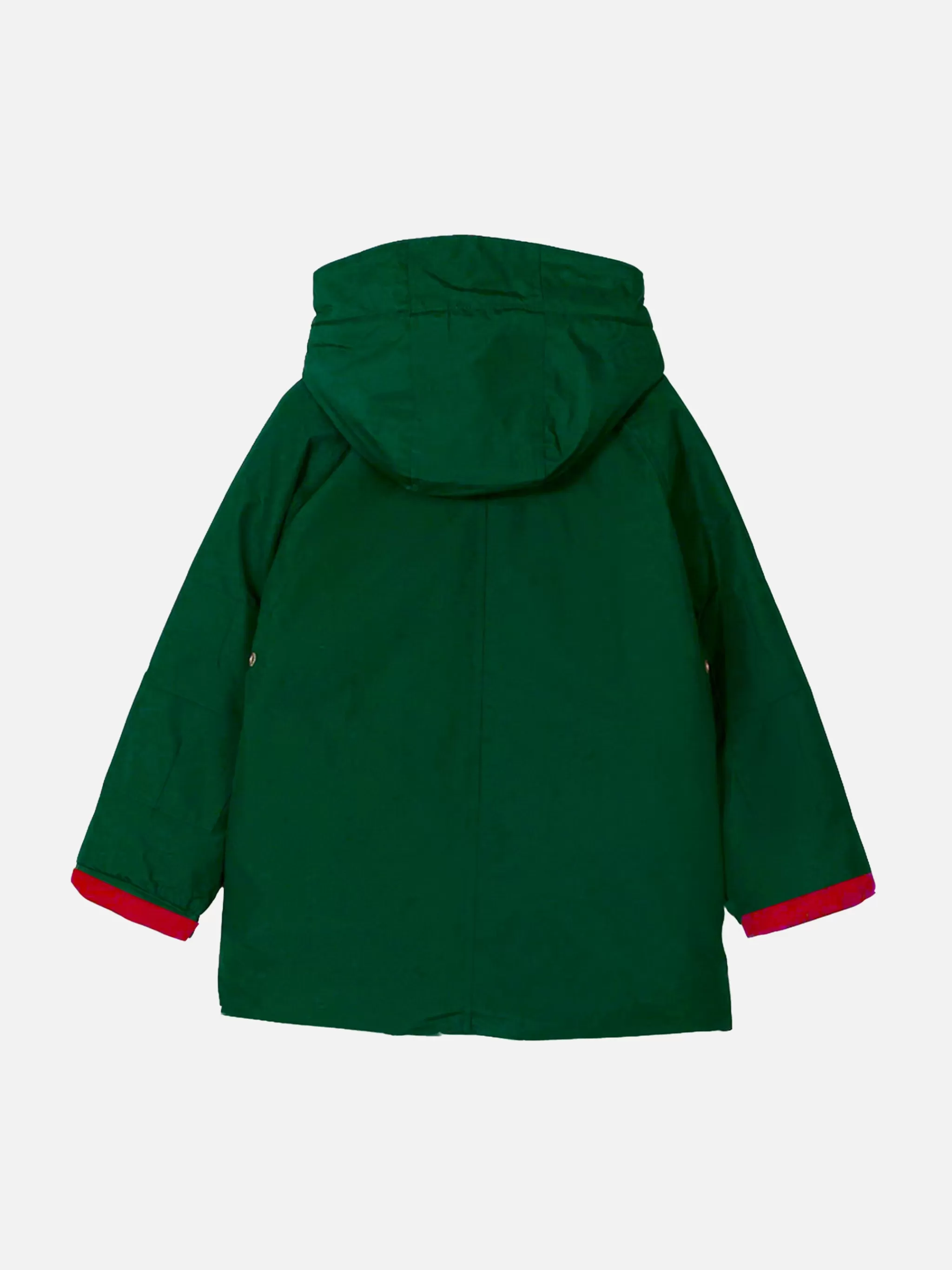 MC2 Saint Barth Boy hooded British green parka jacket Voyager Jr Sale