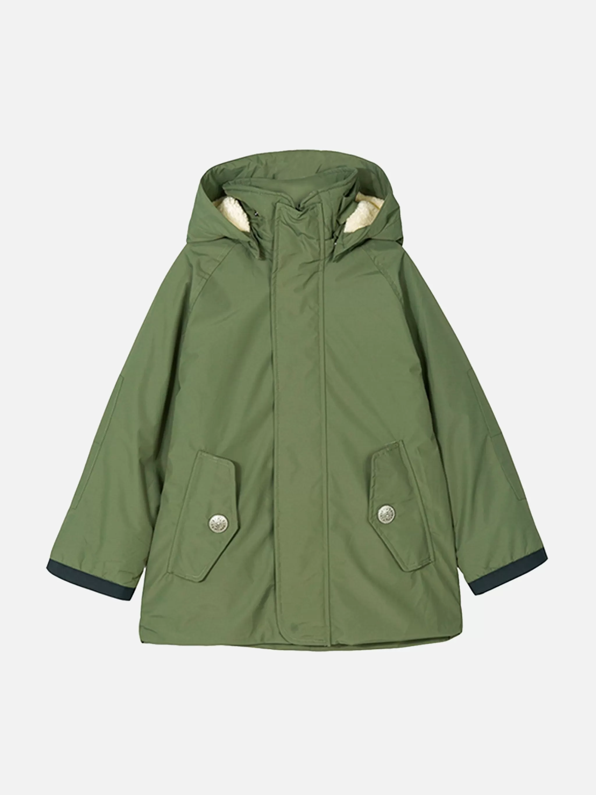 MC2 Saint Barth Boy hooded military green parka jacket Voyager Jr Shop