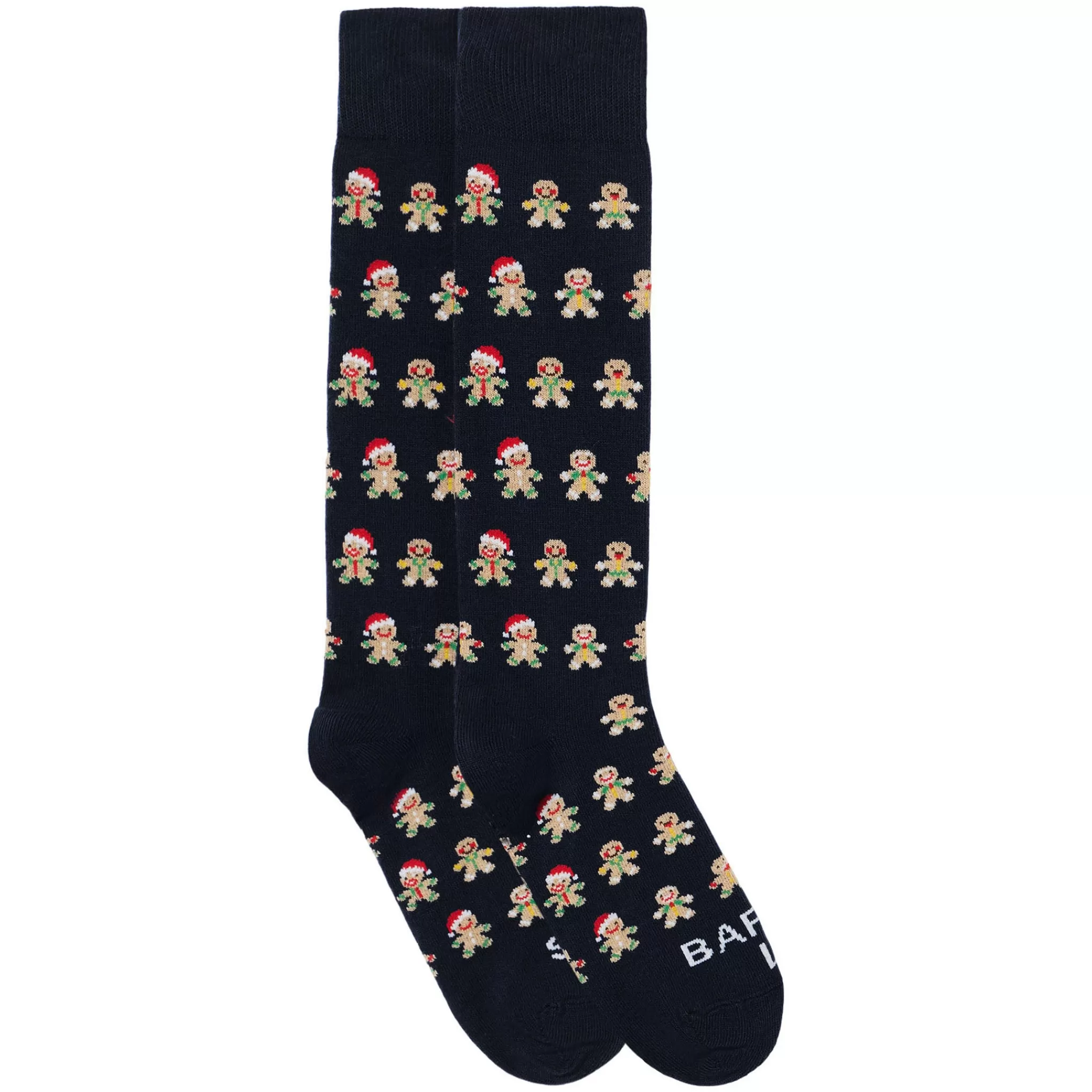 MC2 Saint Barth Boy long socks with ginger biscuit print Cheap