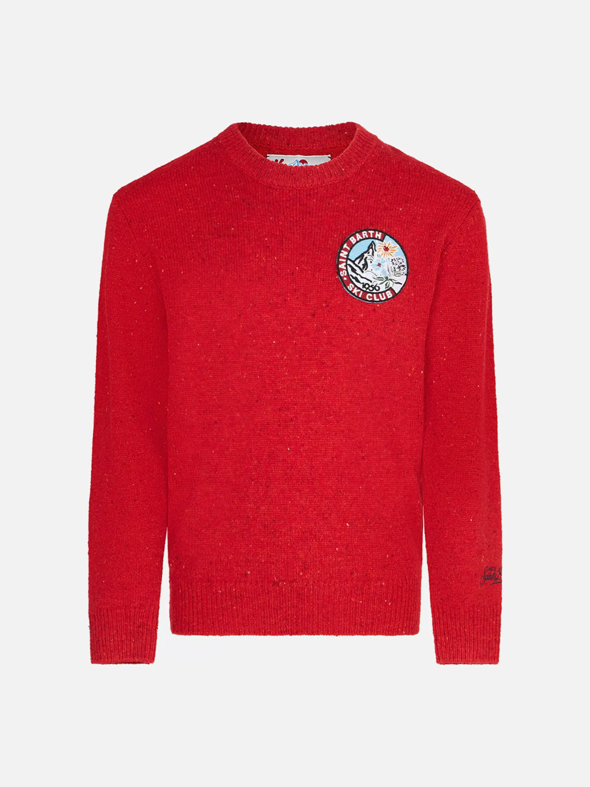 MC2 Saint Barth Boy red crewneck sweater Best Sale