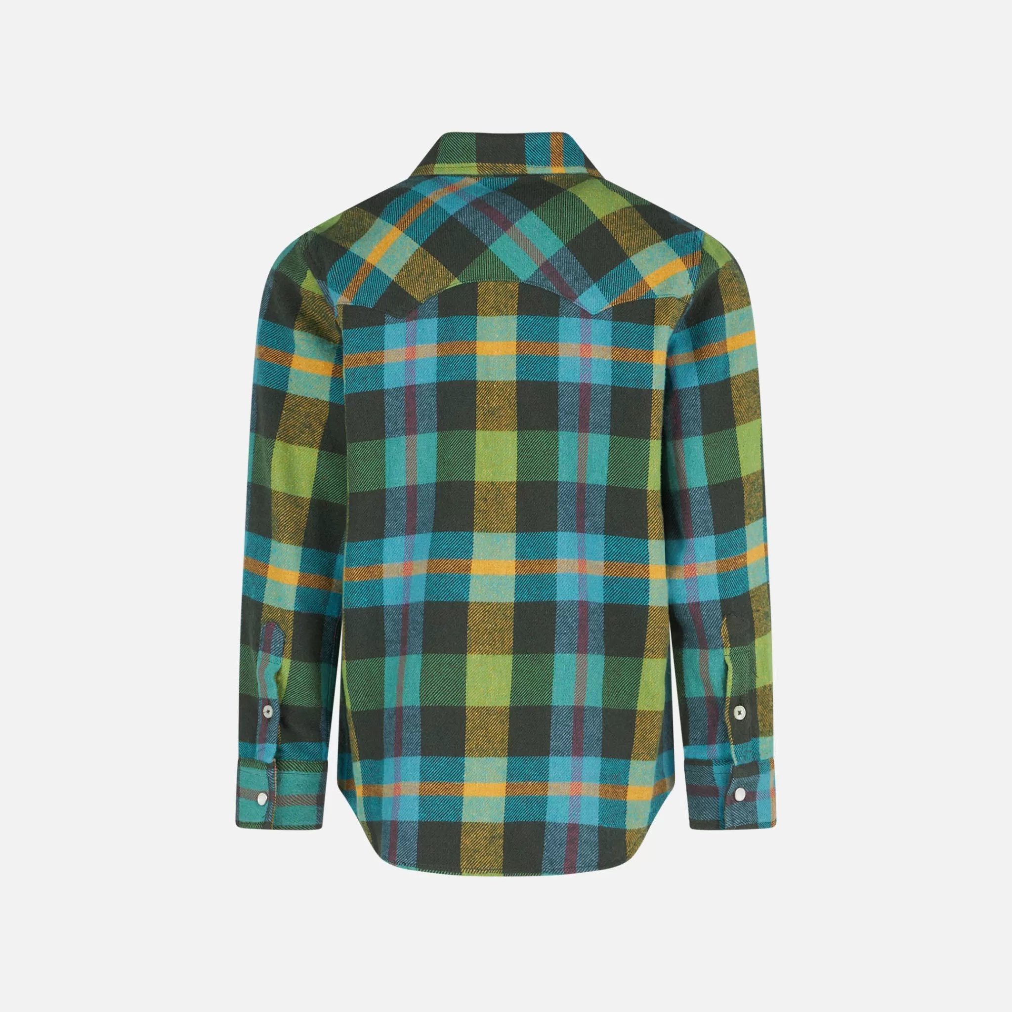 MC2 Saint Barth Boy shirt with tartan print Cheap