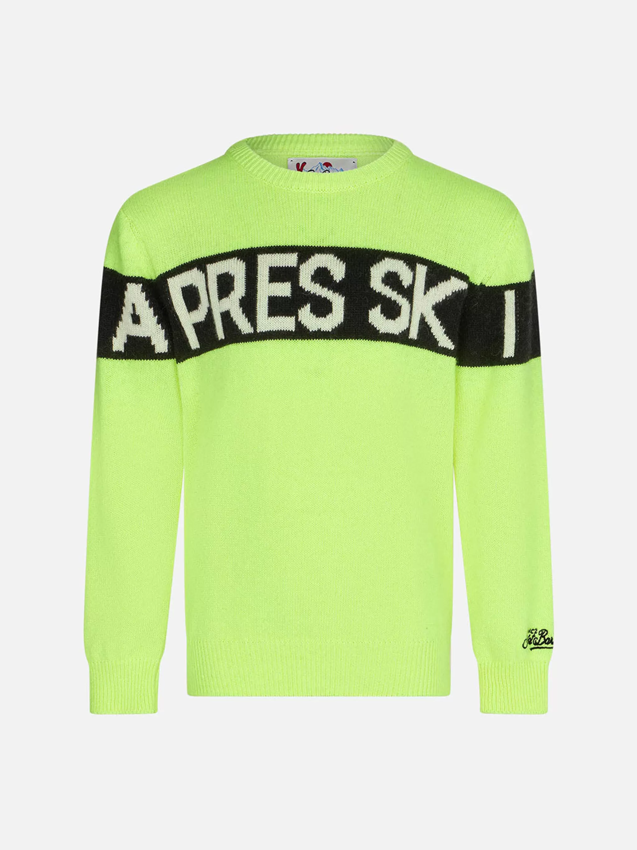 MC2 Saint Barth Boy sweater with Apres Ski lettering Outlet