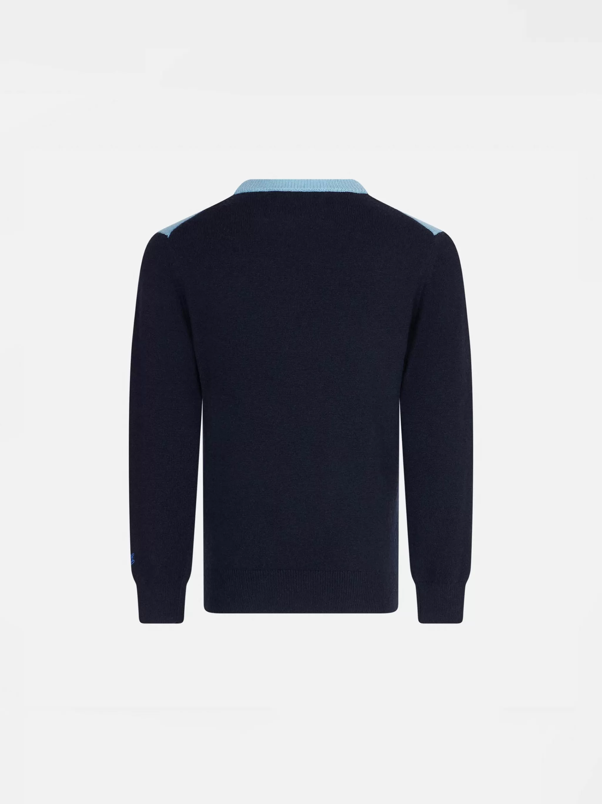 MC2 Saint Barth Boy sweater with mountains jacquard Sale