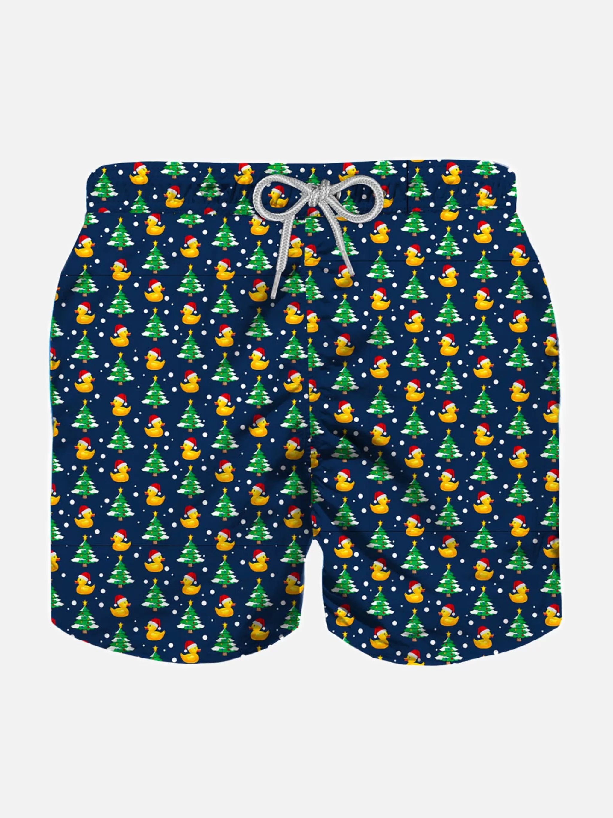 MC2 Saint Barth Boy swim shorts with Christmas ducky print Fashion