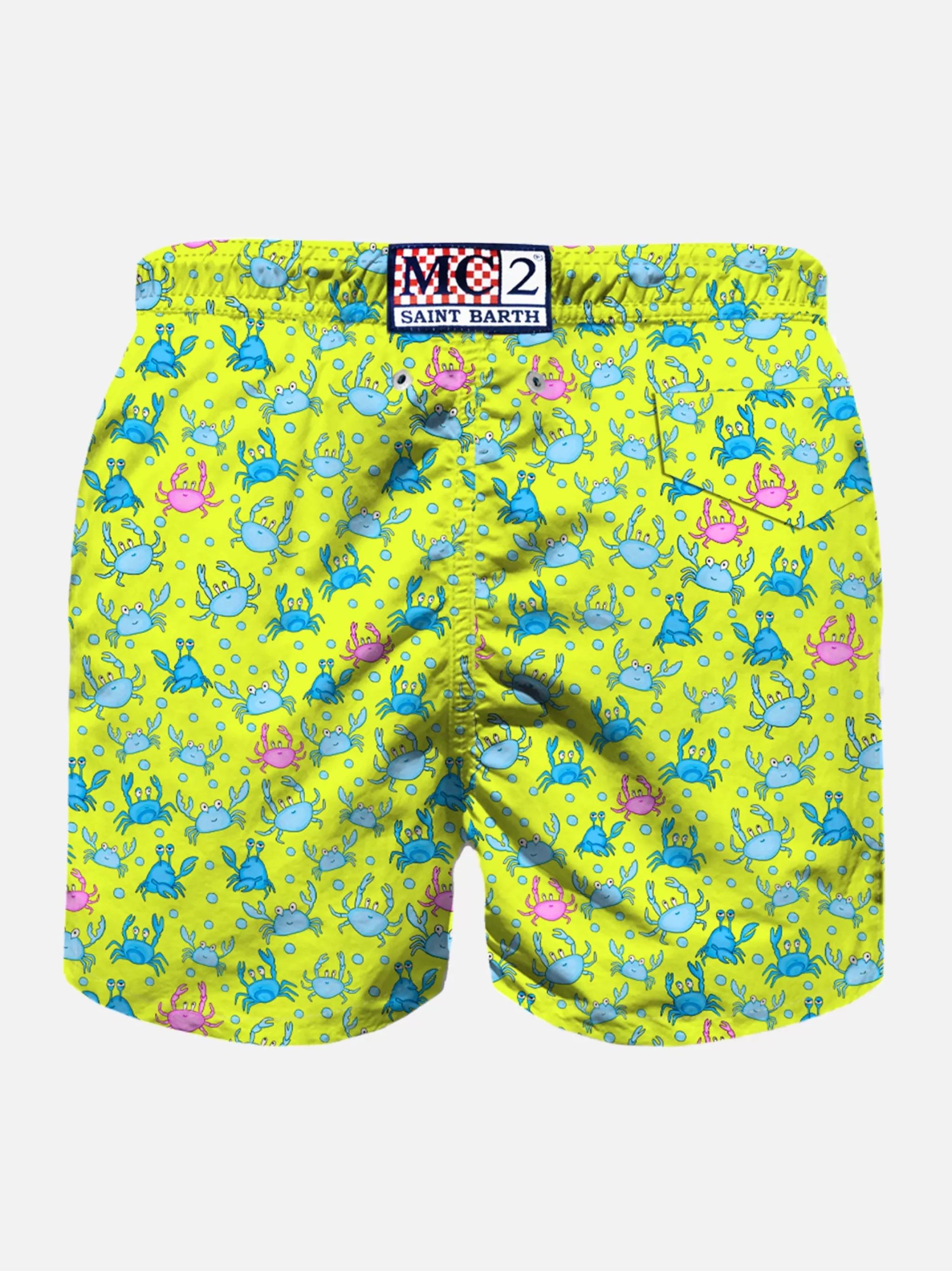 MC2 Saint Barth Boy swim shorts with crabs print Clearance