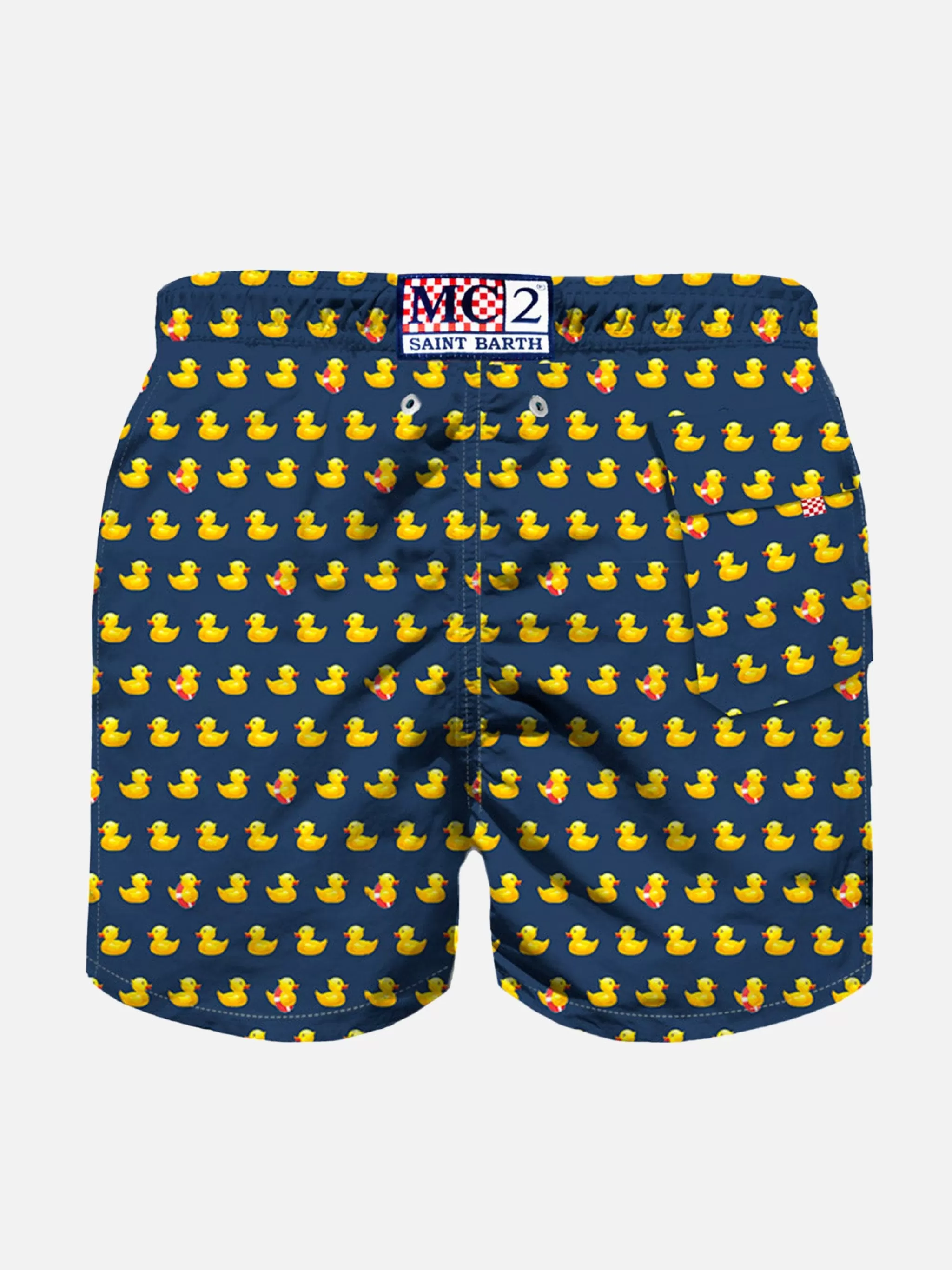 MC2 Saint Barth Boy swim shorts with ducky print Sale