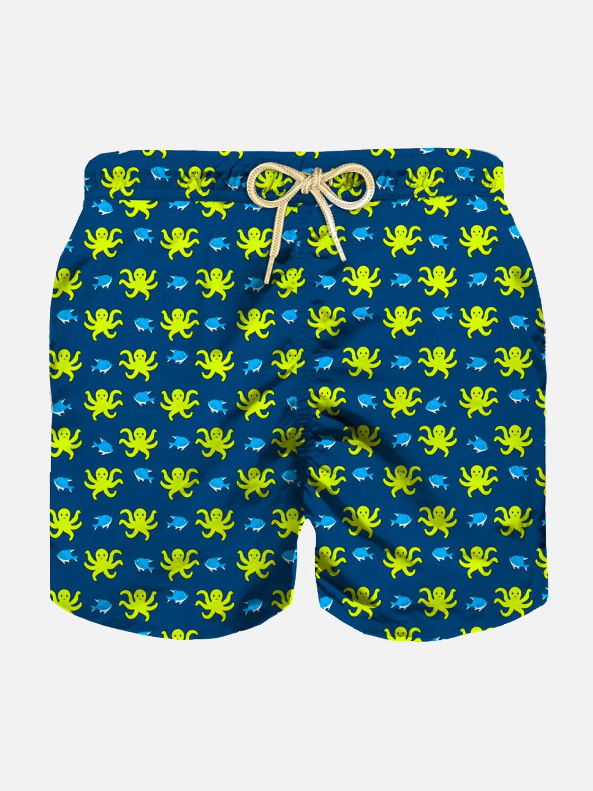 MC2 Saint Barth Boy swim shorts with octopus print Outlet