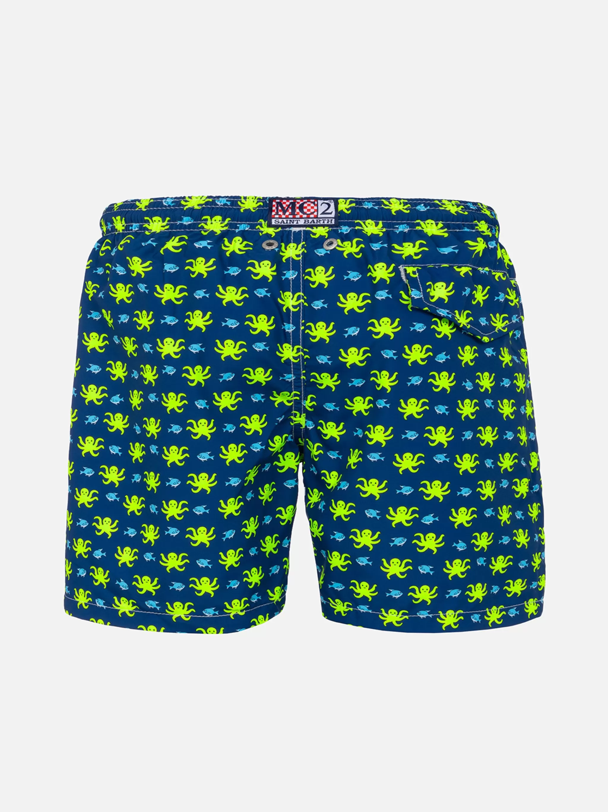 MC2 Saint Barth Boy swim shorts with octopus print Best