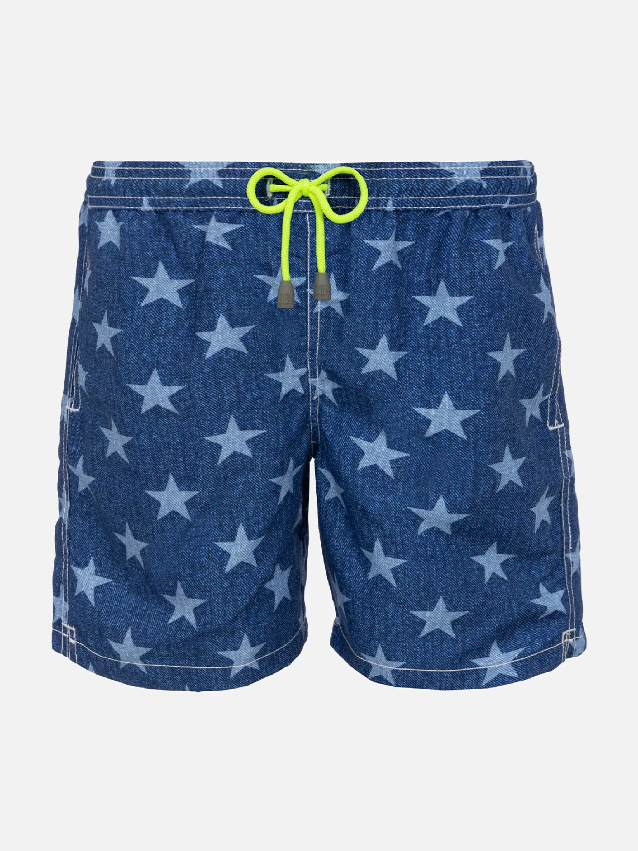 MC2 Saint Barth Boy swim shorts with stars print Outlet