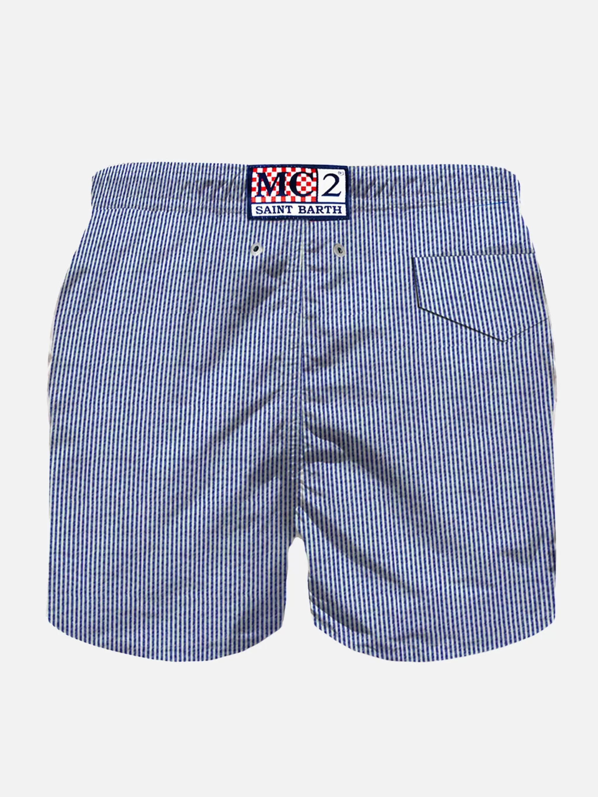 MC2 Saint Barth Boy swim shorts with stripes Shop