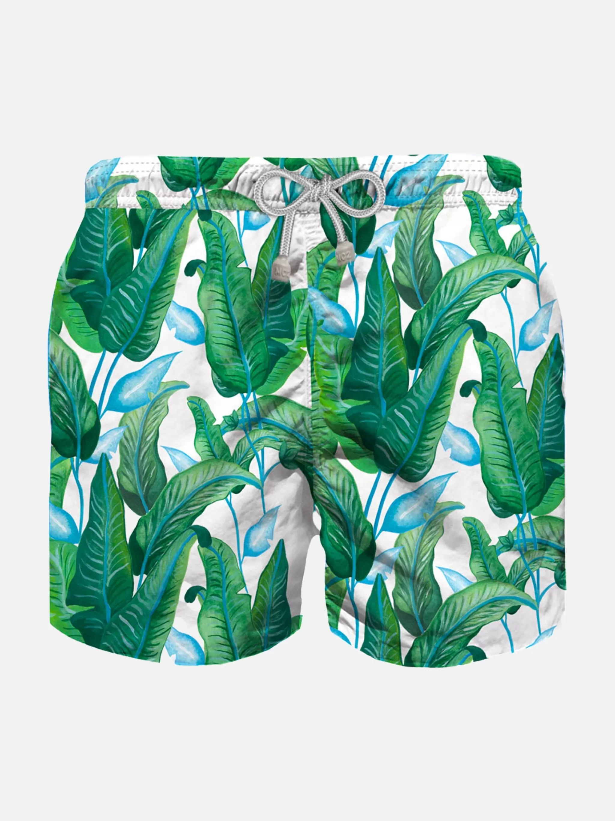 MC2 Saint Barth Boy swim shorts with tropical print Fashion