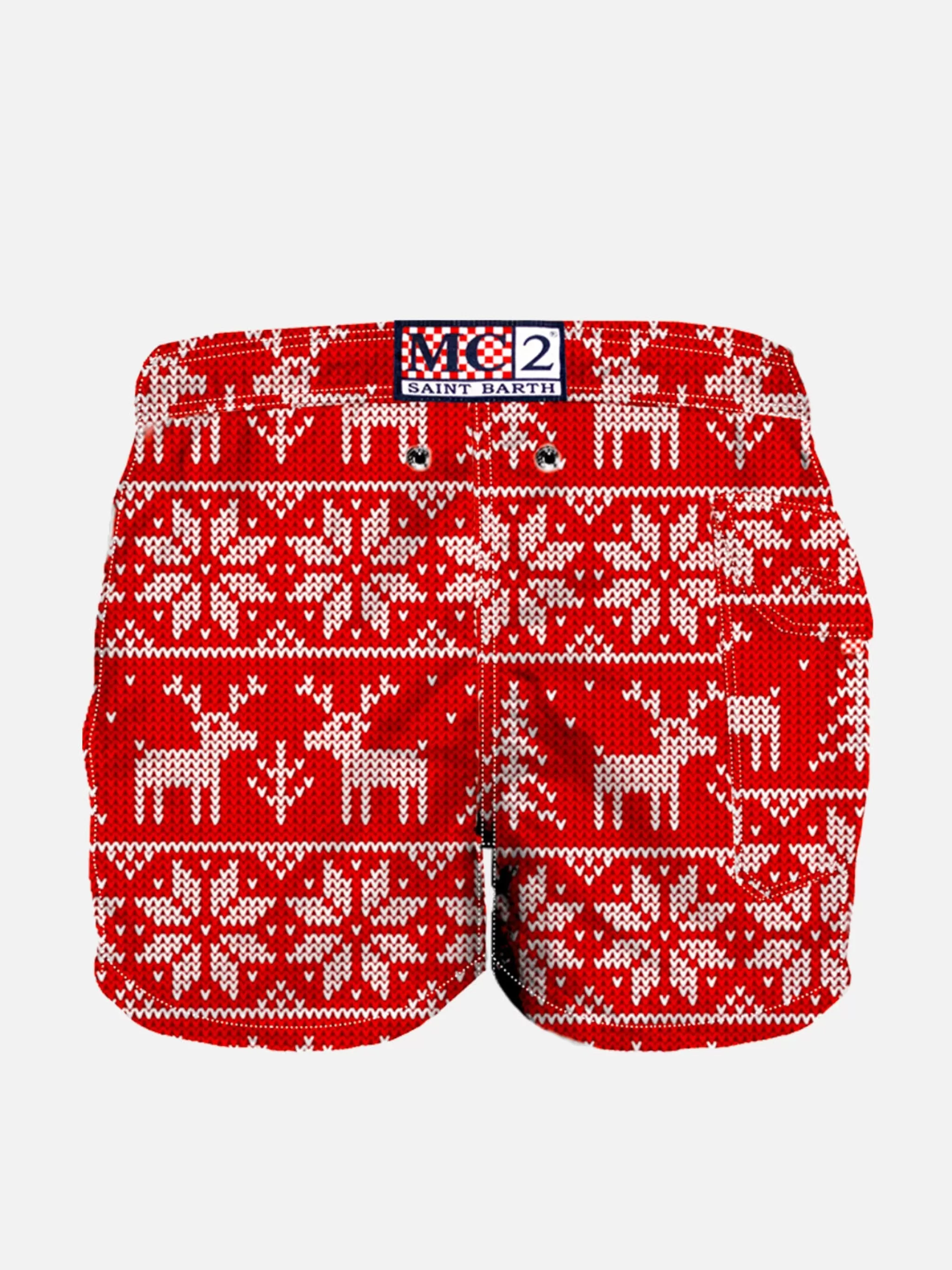 MC2 Saint Barth Boy swimshorts reindeer print Cheap