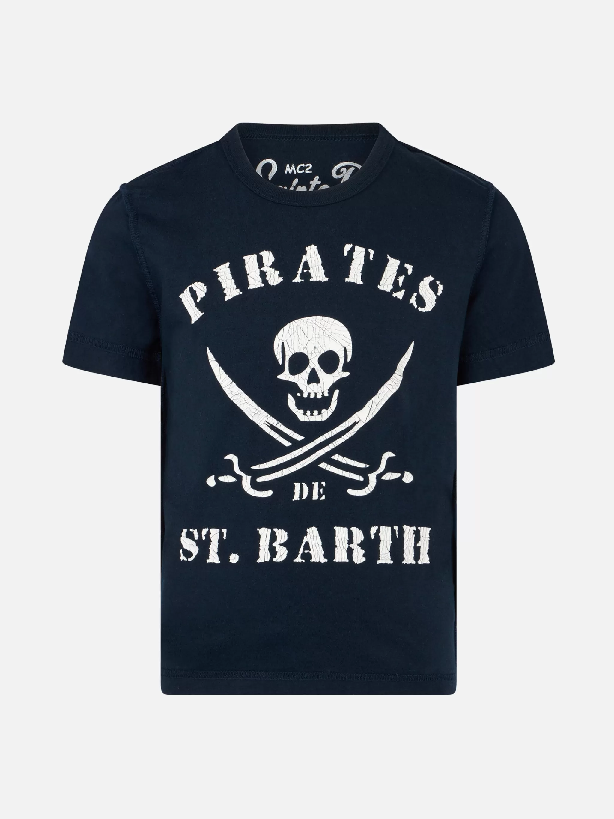 MC2 Saint Barth Boy t-shirt pirate print Cheap